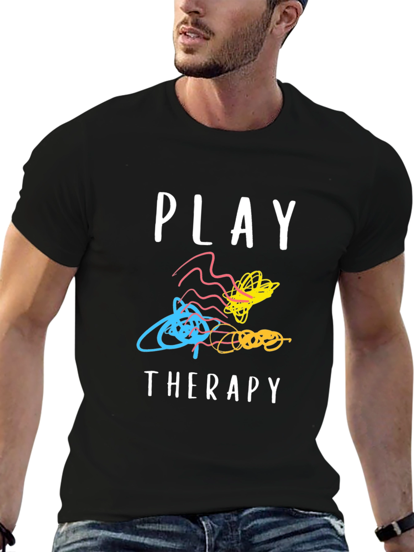 Play Therapy T-Shirt - Fun Comfortable Cotton Tee