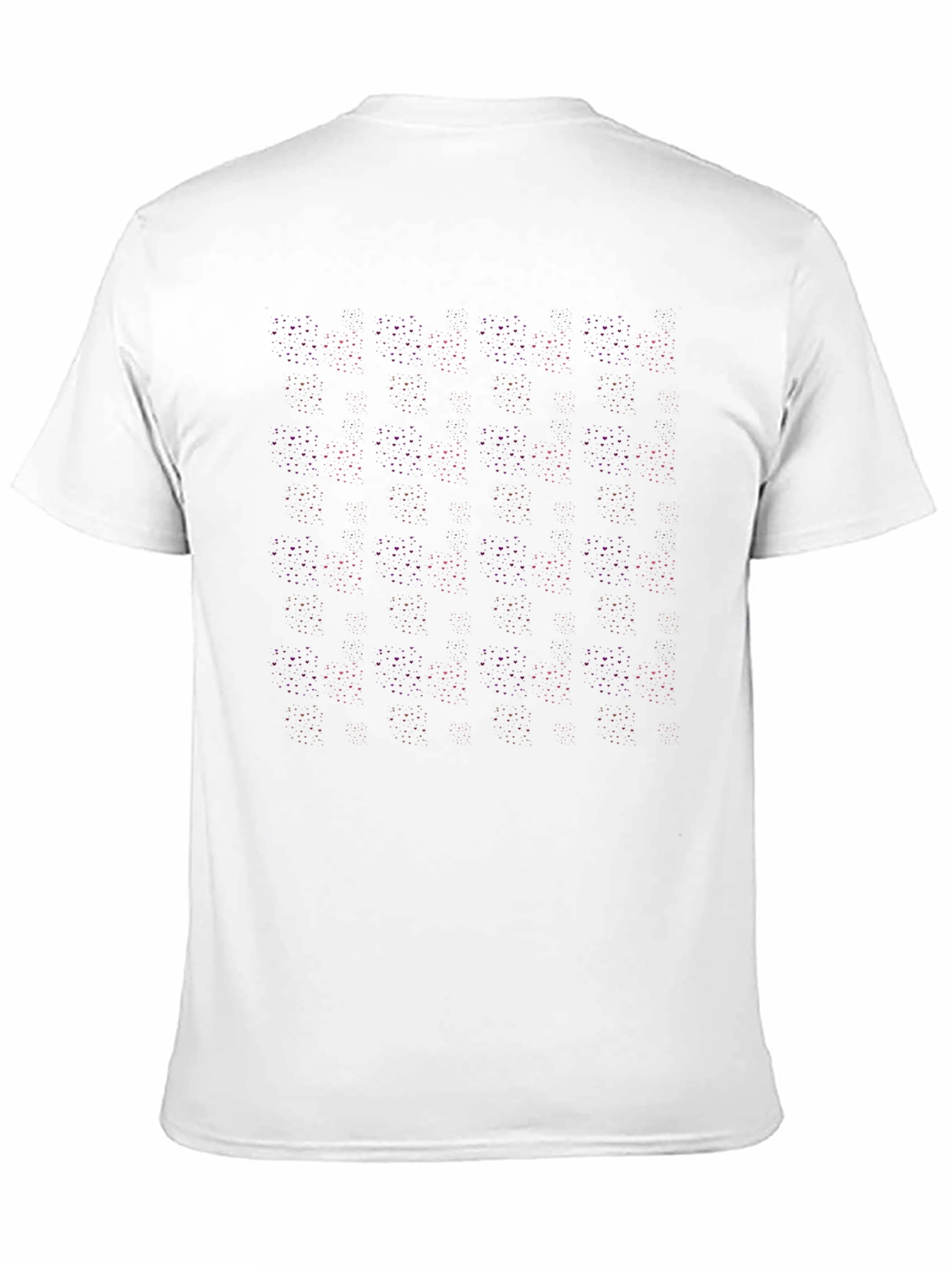 Black Patterned Crew Neck Short Sleeve T-Shirt