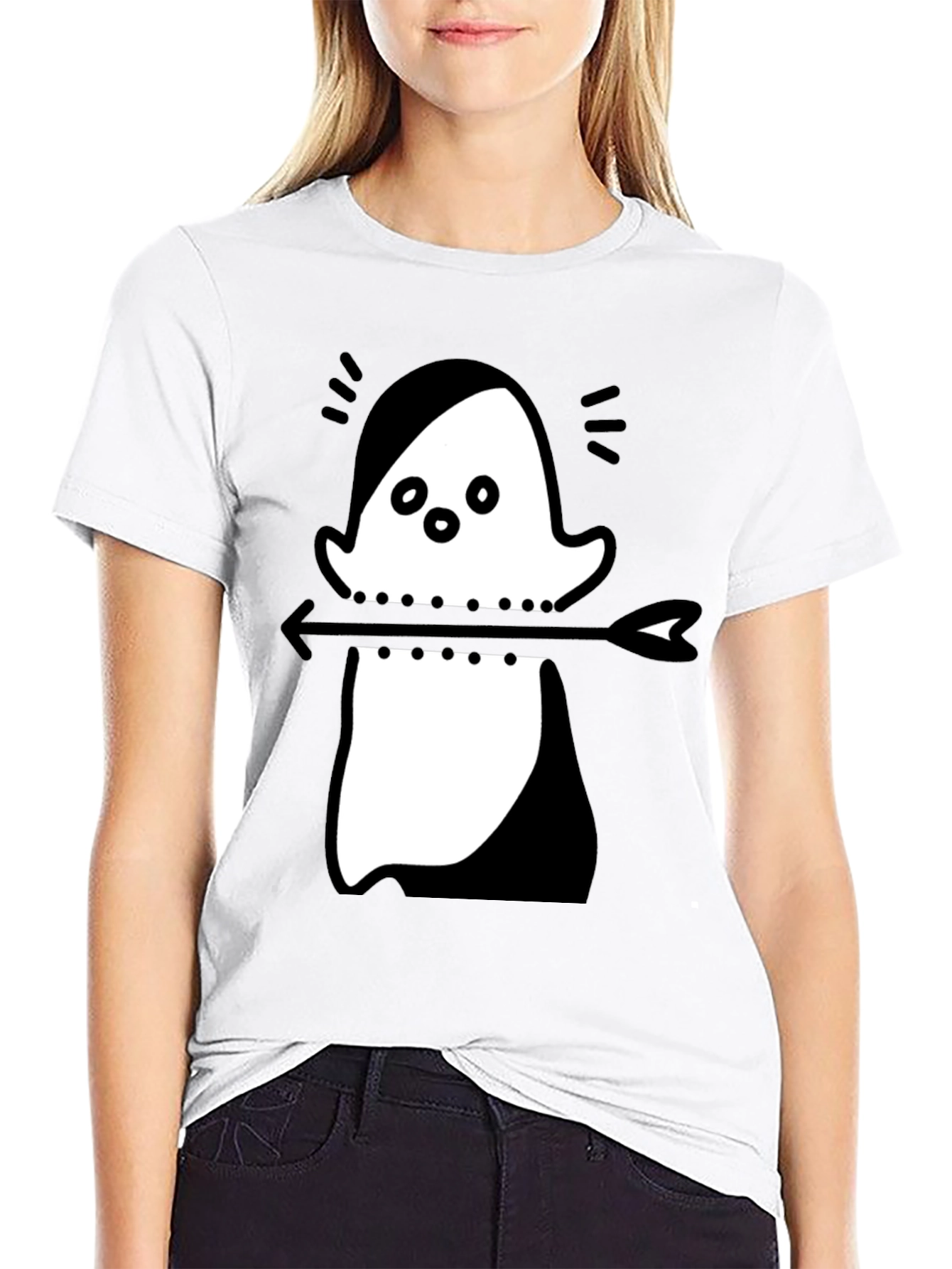 Ghost Arrow T-Shirt - Unique Graphic Tee