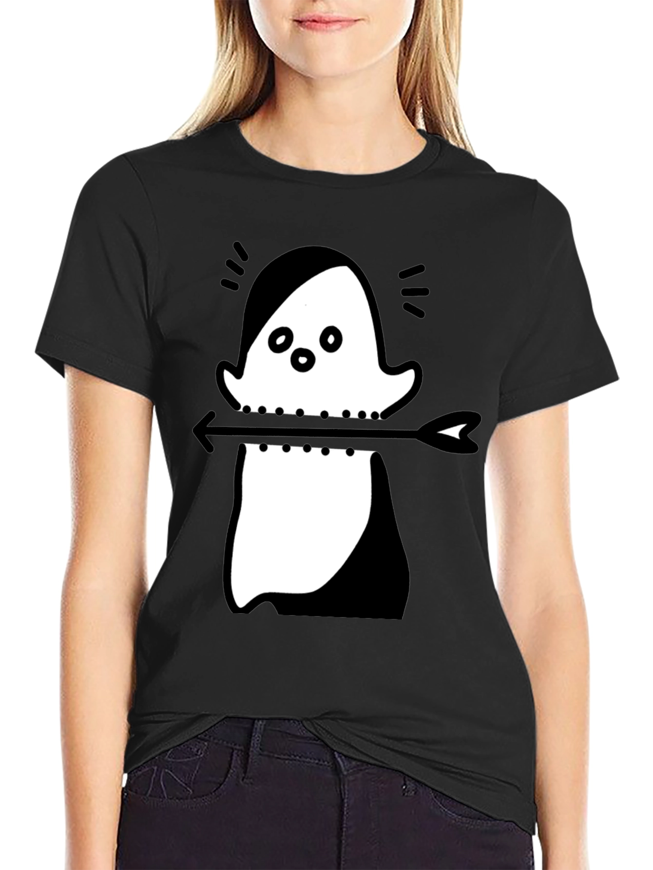 Ghost Arrow T-Shirt - Unique Graphic Tee