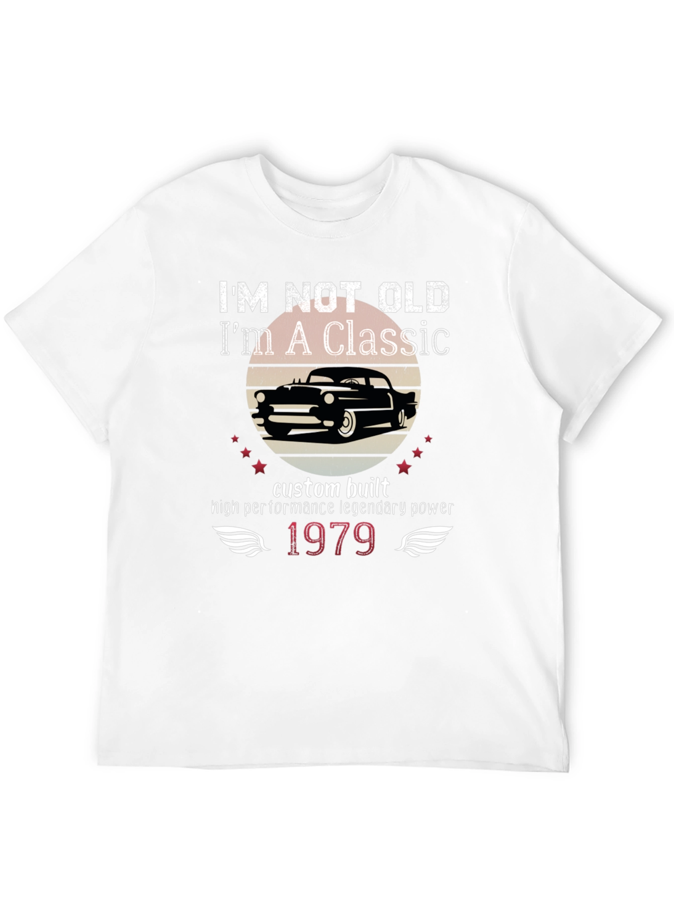 Im Not Old Im A Classic Black Graphic Tee