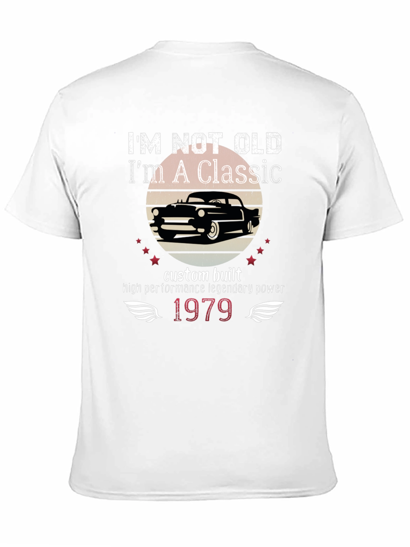 Im Not Old Im A Classic Black Graphic Tee