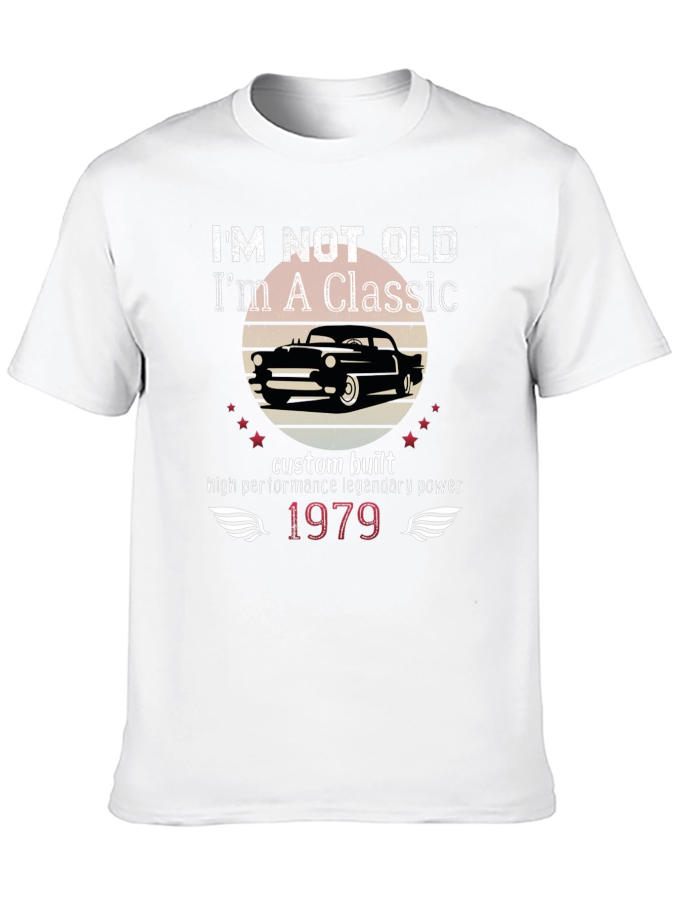 Im Not Old Im A Classic Black Graphic Tee