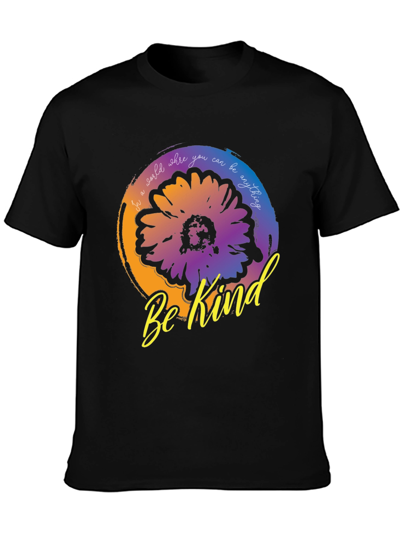 Be Kind T-Shirt - Floral Graphic Tee