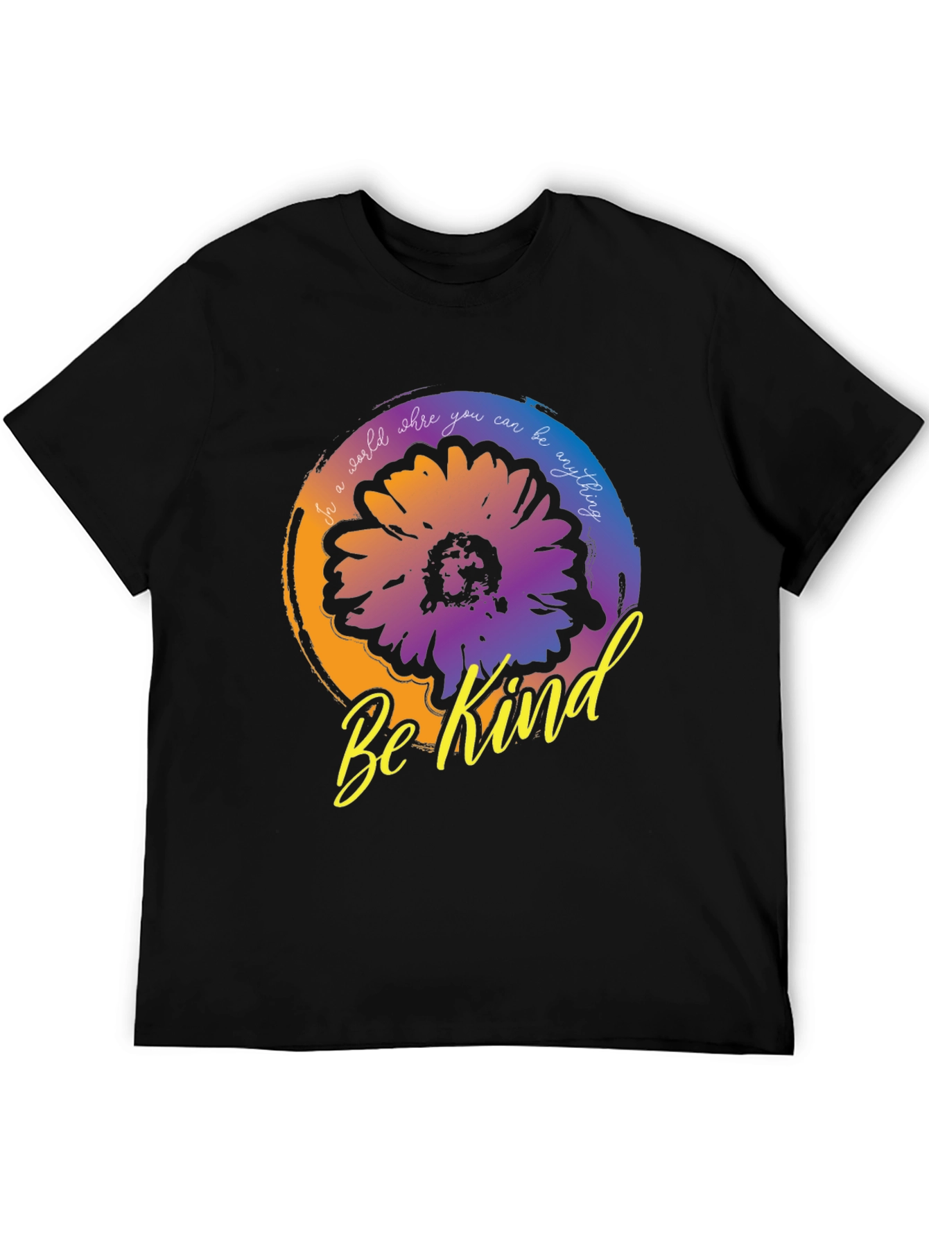 Be Kind T-Shirt - Floral Graphic Tee