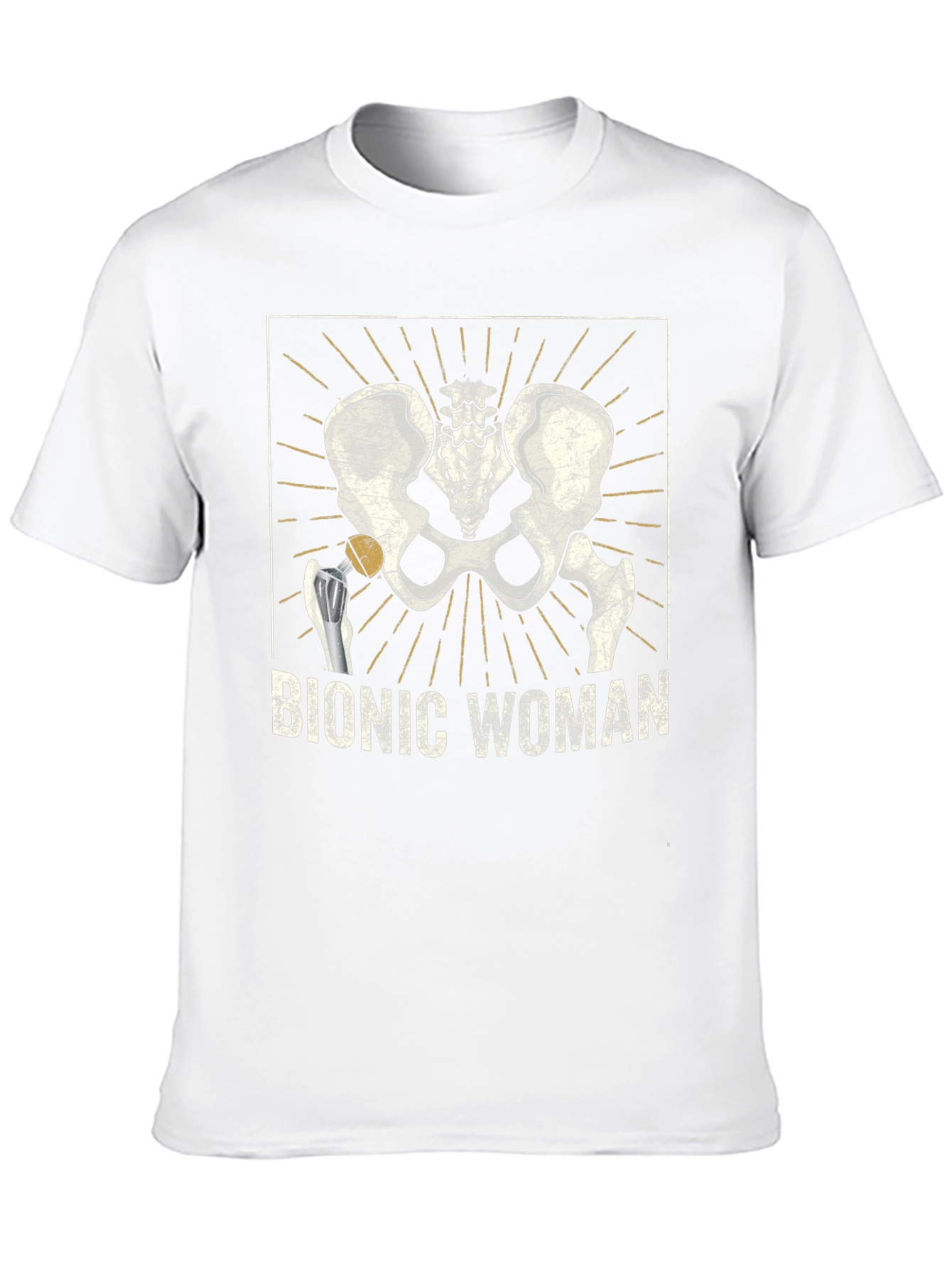 Bionic Woman Hip Replacement Graphic Tee