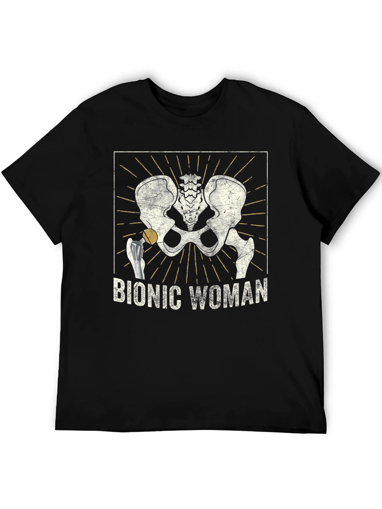 Bionic Woman Hip Replacement Graphic Tee