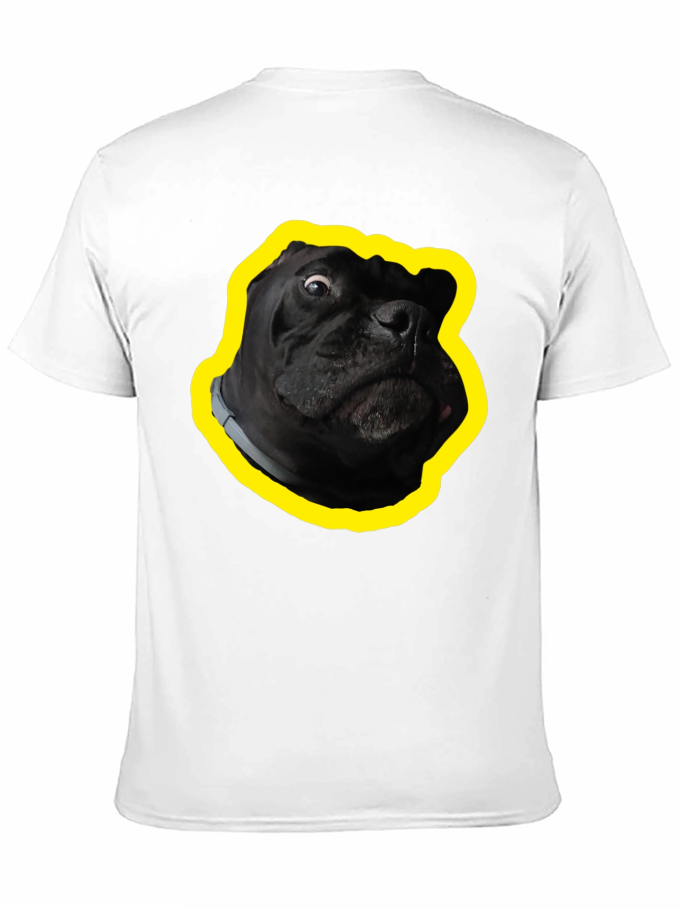 Funny Dog Graphic T-Shirt - Black Cotton Tee