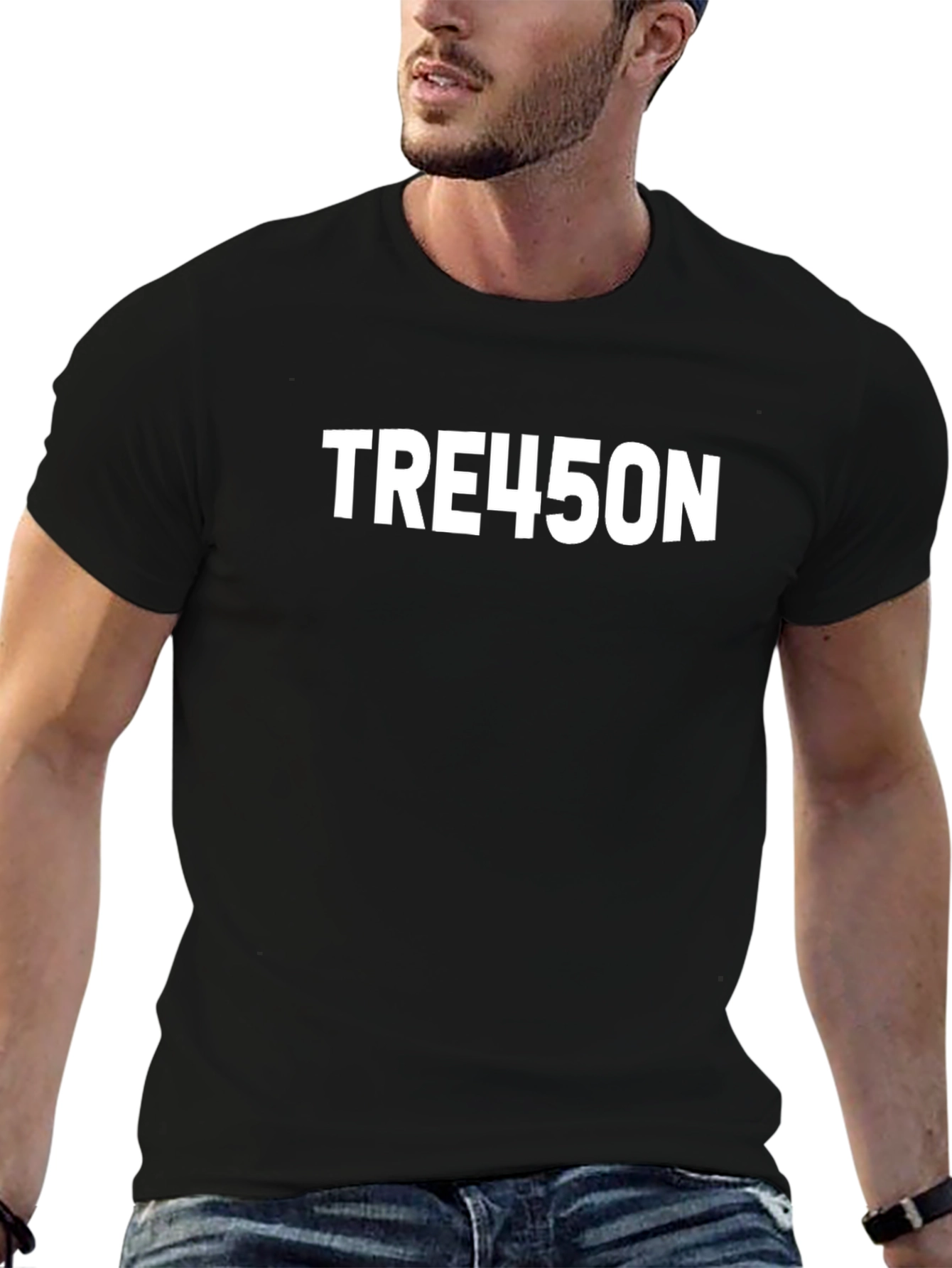 Treason Graphic Tee - Bold Statement Black T-Shirt