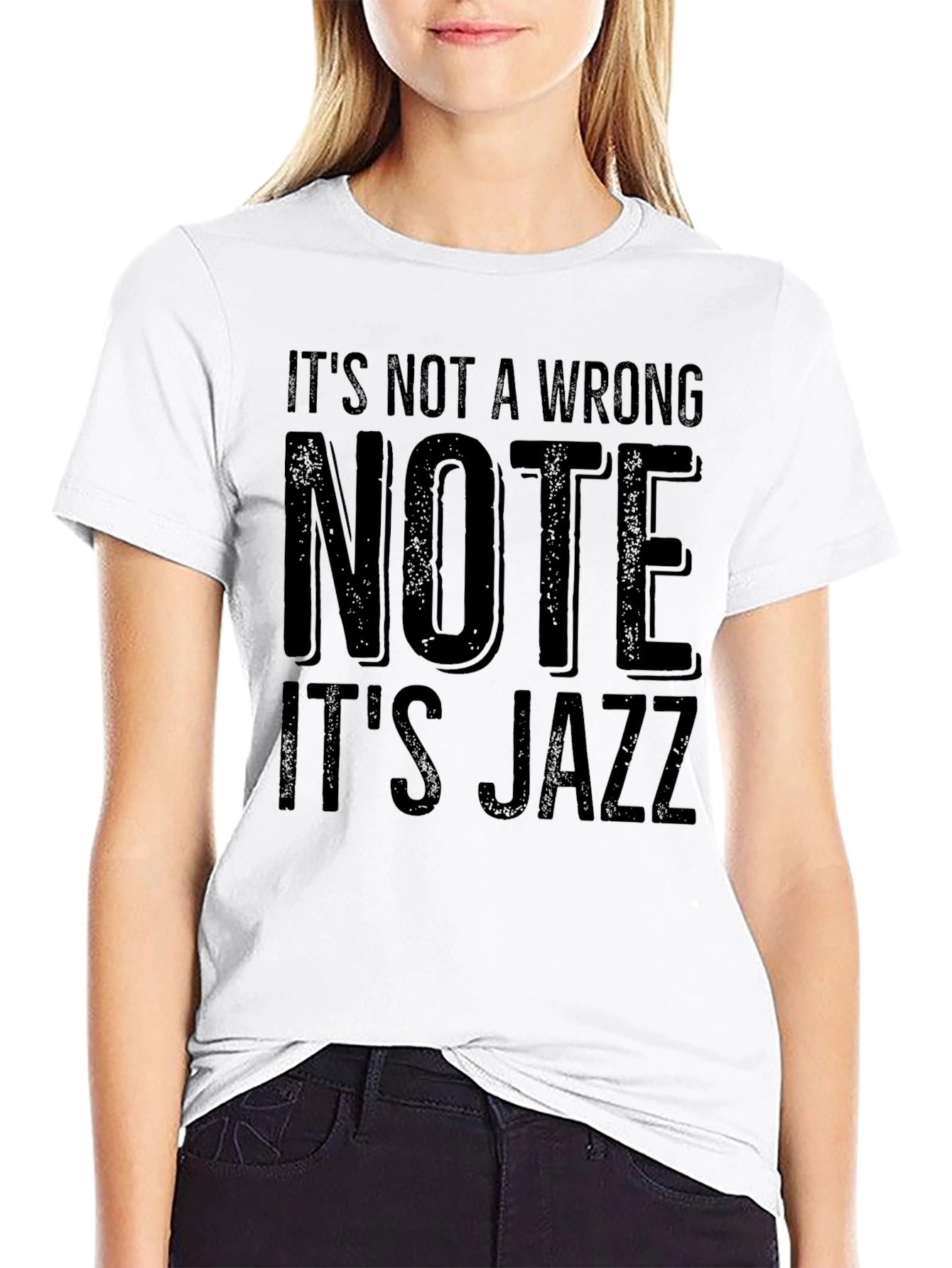 Its Not a Wrong Note Its Jazz Graphic Tee