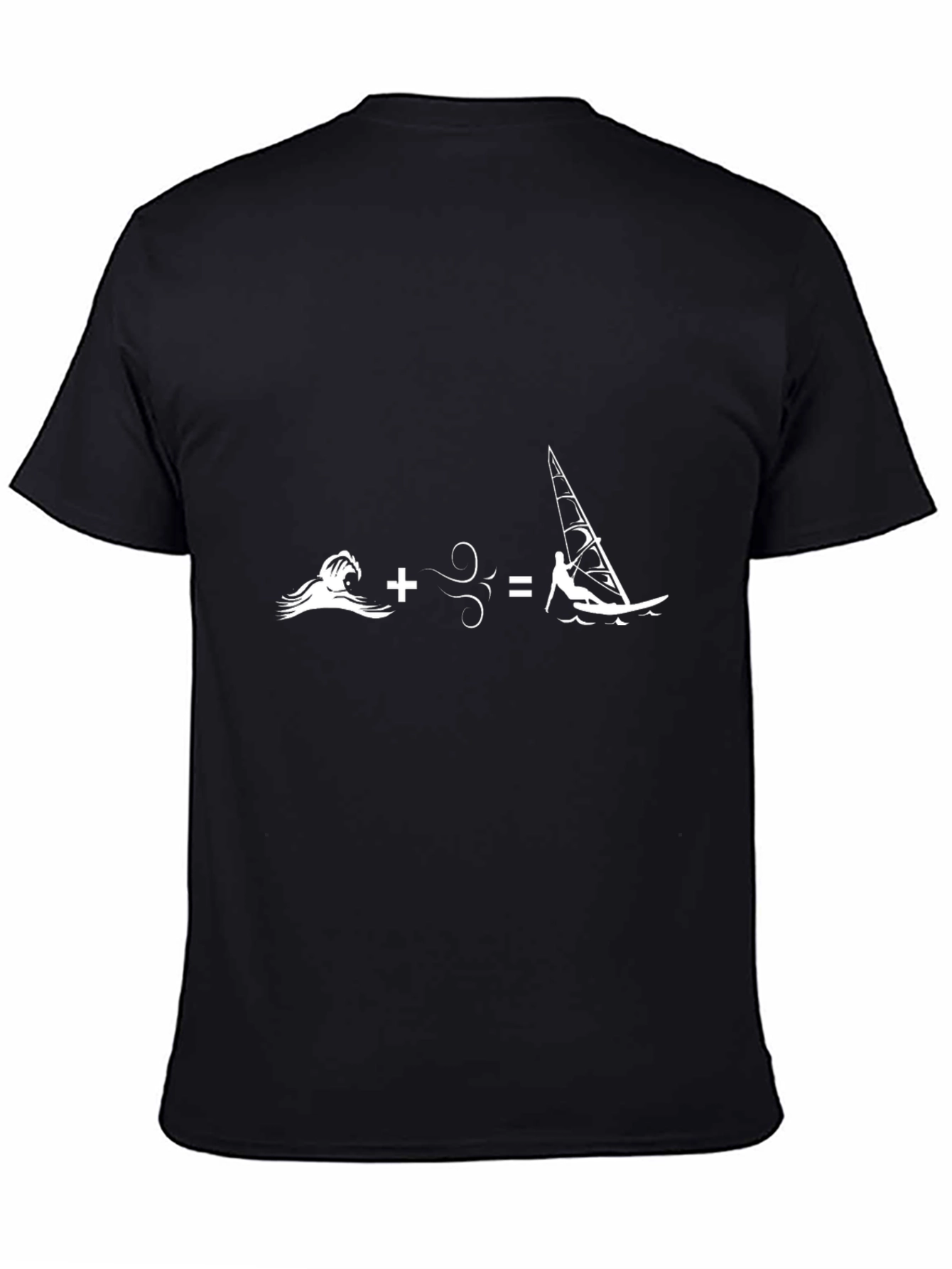 Wave + Wind = Windsurf T-Shirt