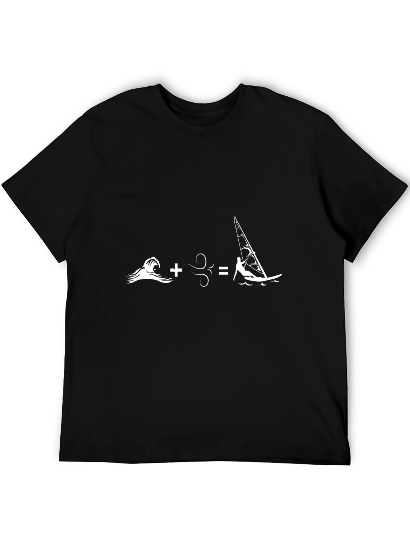 Wave + Wind = Windsurf T-Shirt