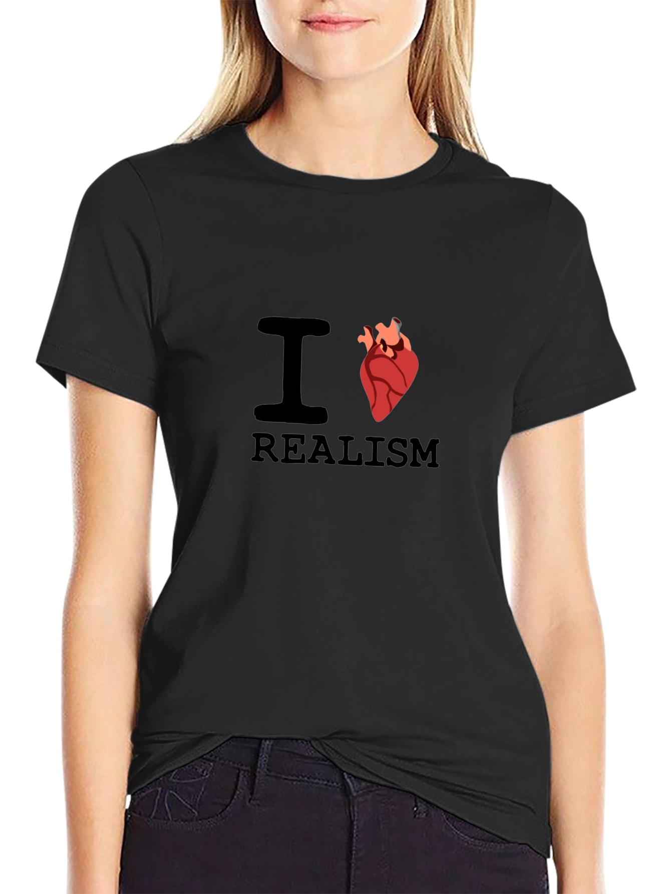 I Heart Realism T-Shirt - Anatomical Heart Tee