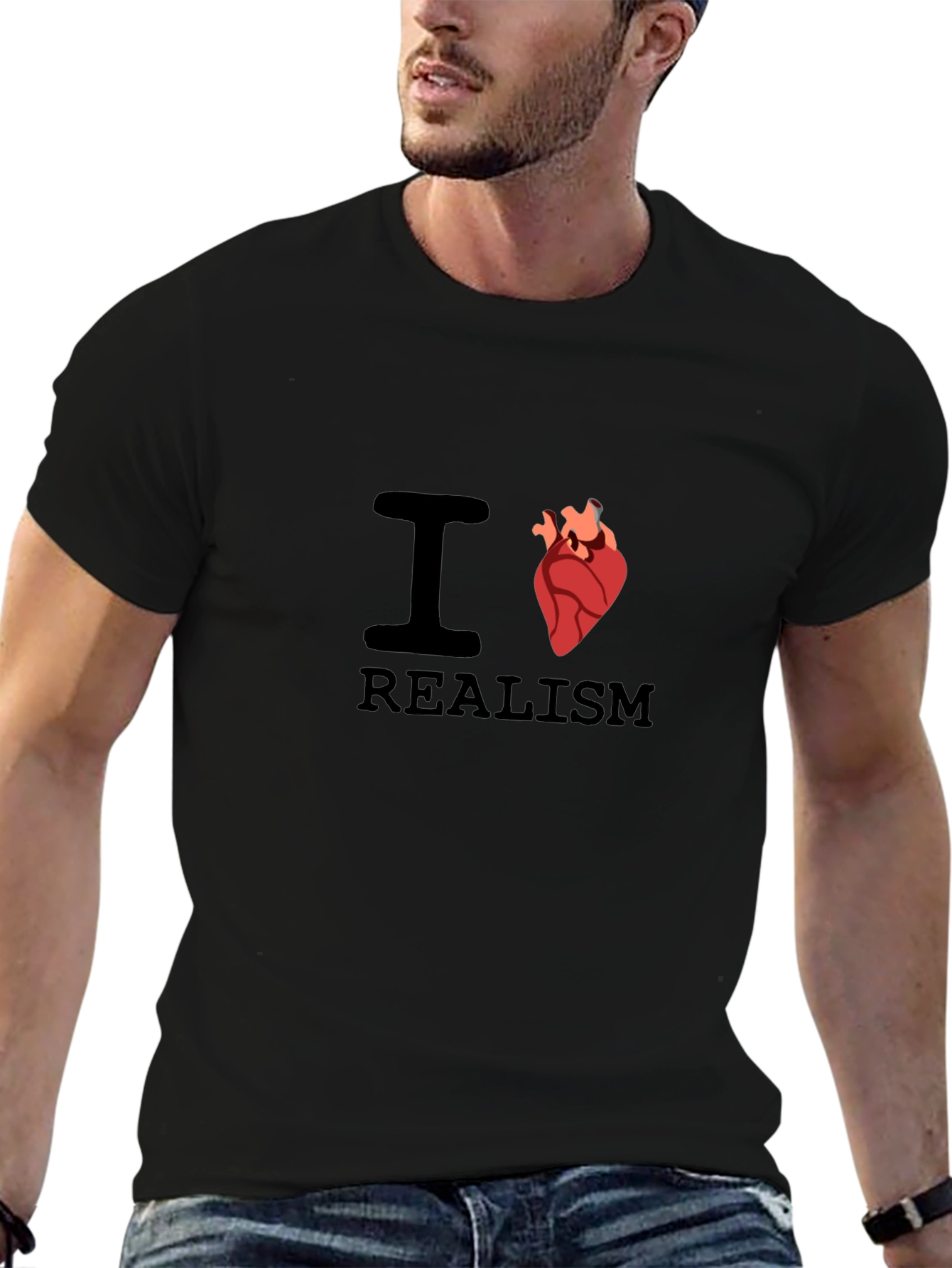 I Heart Realism T-Shirt - Anatomical Heart Tee