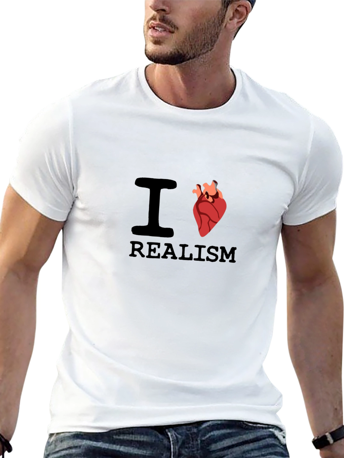 I Heart Realism T-Shirt - Anatomical Heart Tee