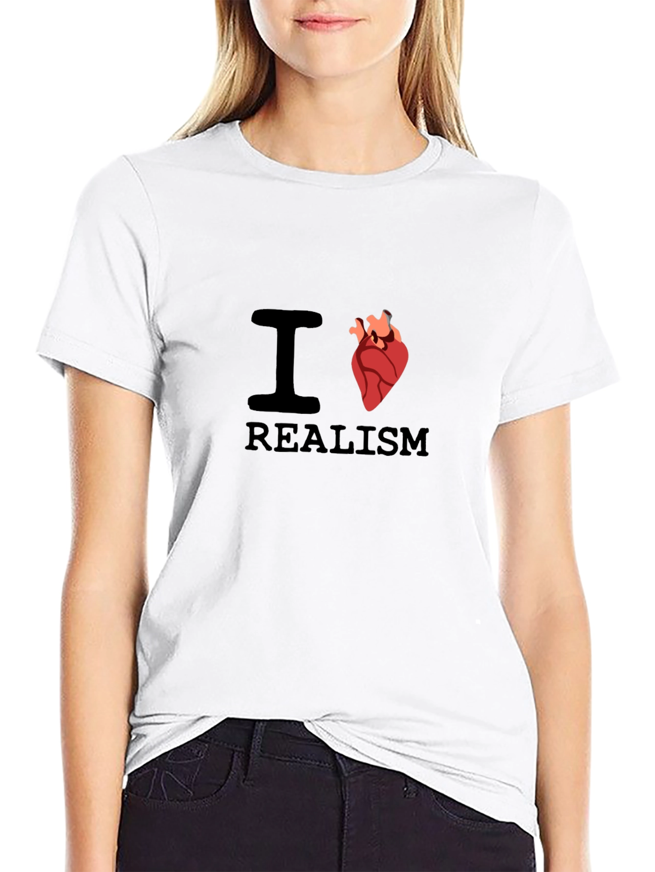 I Heart Realism T-Shirt - Anatomical Heart Tee