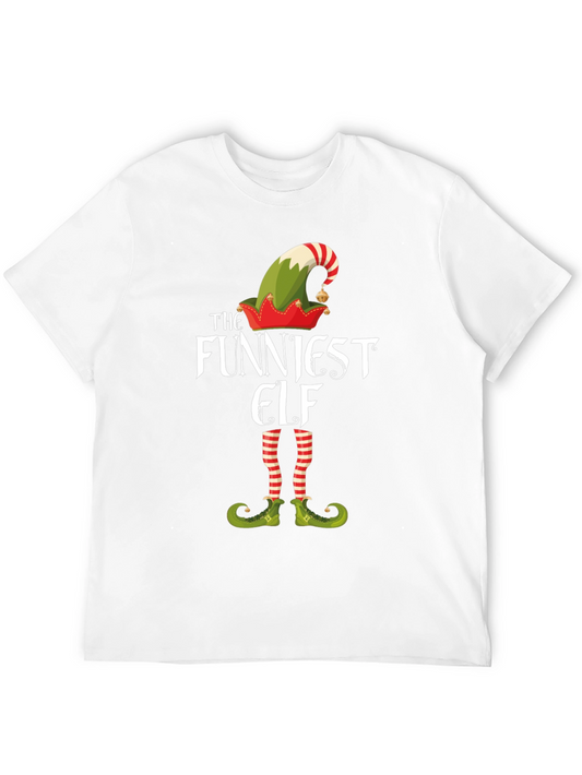 Funniest Elf Graphic Tee - Holiday Cheer T-Shirt