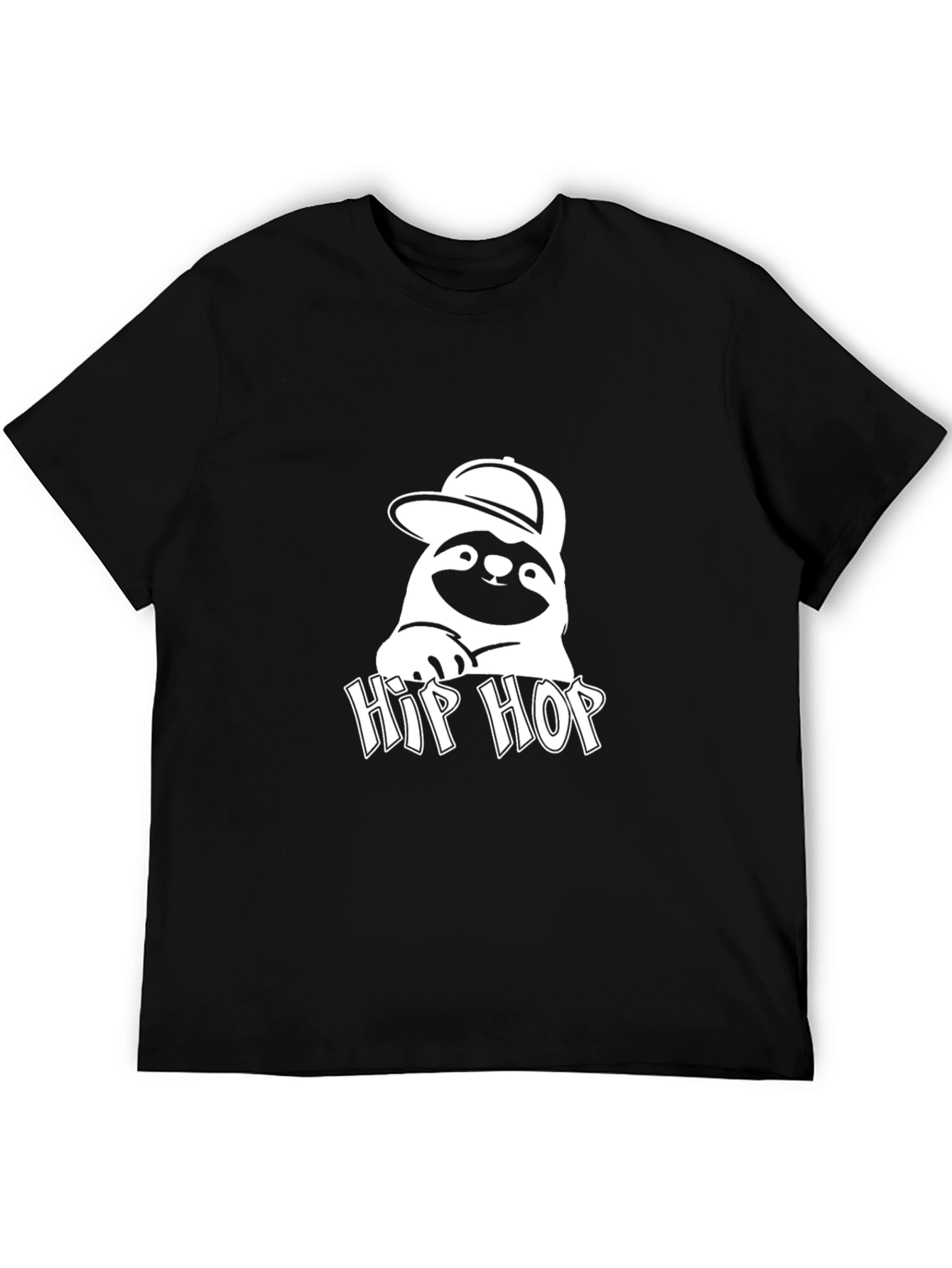 Hip Hop Sloth Graphic T-Shirt