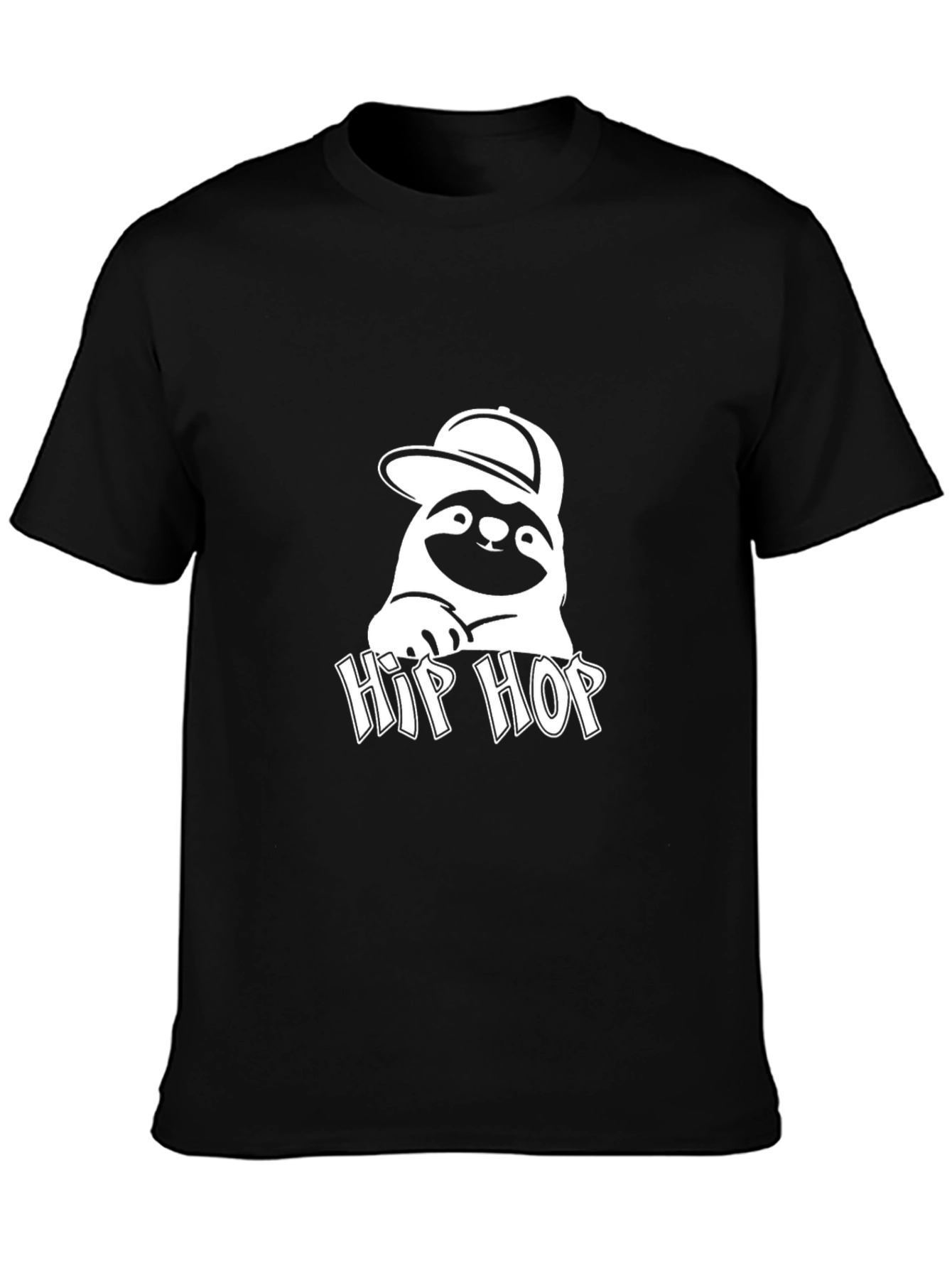 Hip Hop Sloth Graphic T-Shirt