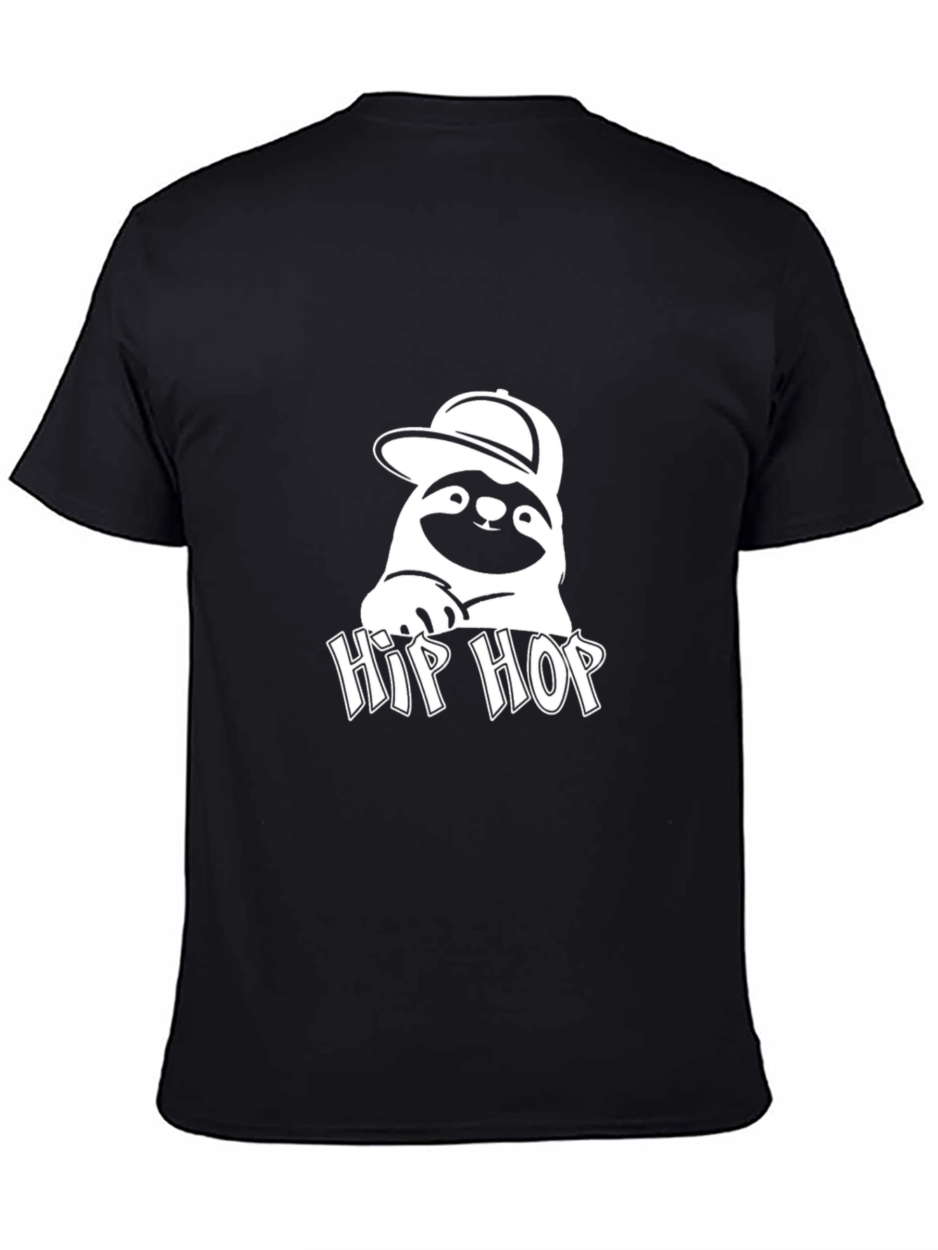 Hip Hop Sloth Graphic T-Shirt
