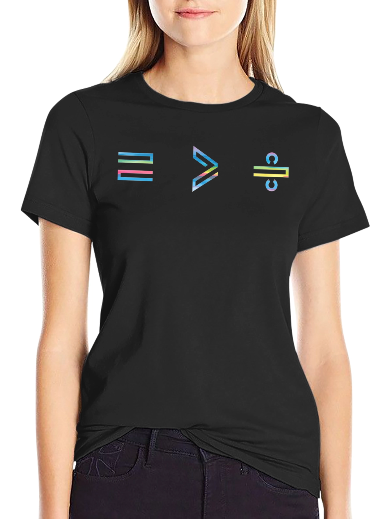Equality Pride T-Shirt - Black Cotton Tee