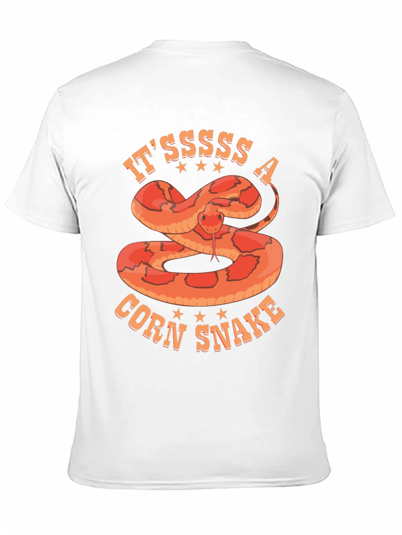Itssss A Corn Snake T-Shirt Black