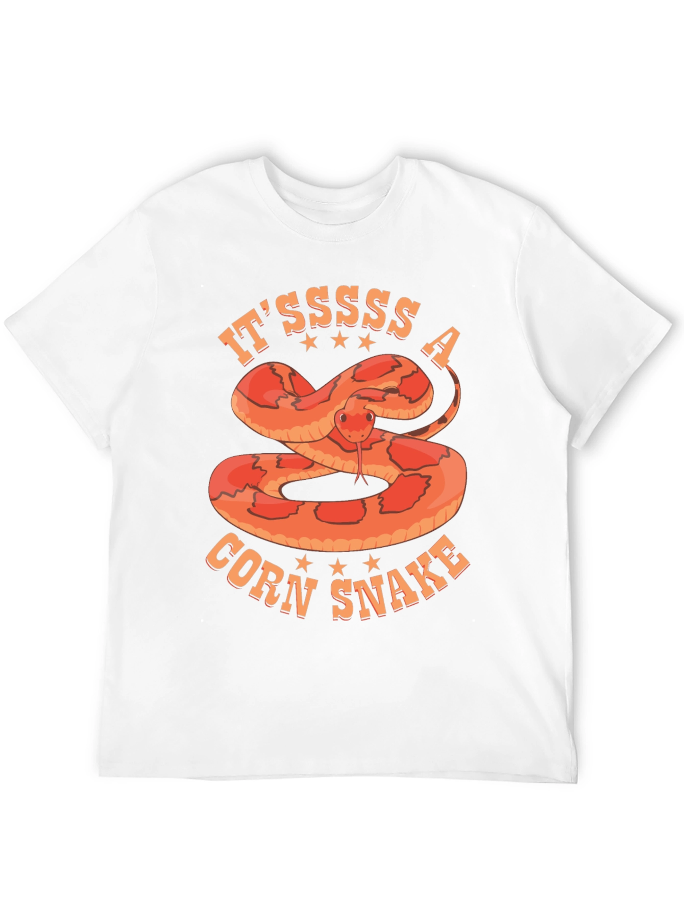 Itssss A Corn Snake T-Shirt Black