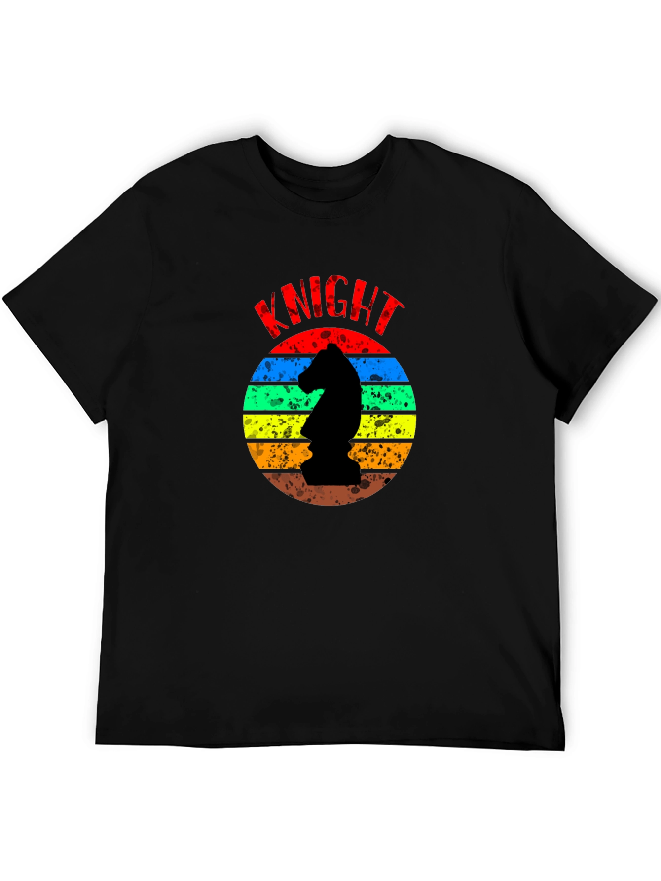 Retro Knight Chess Piece T-Shirt