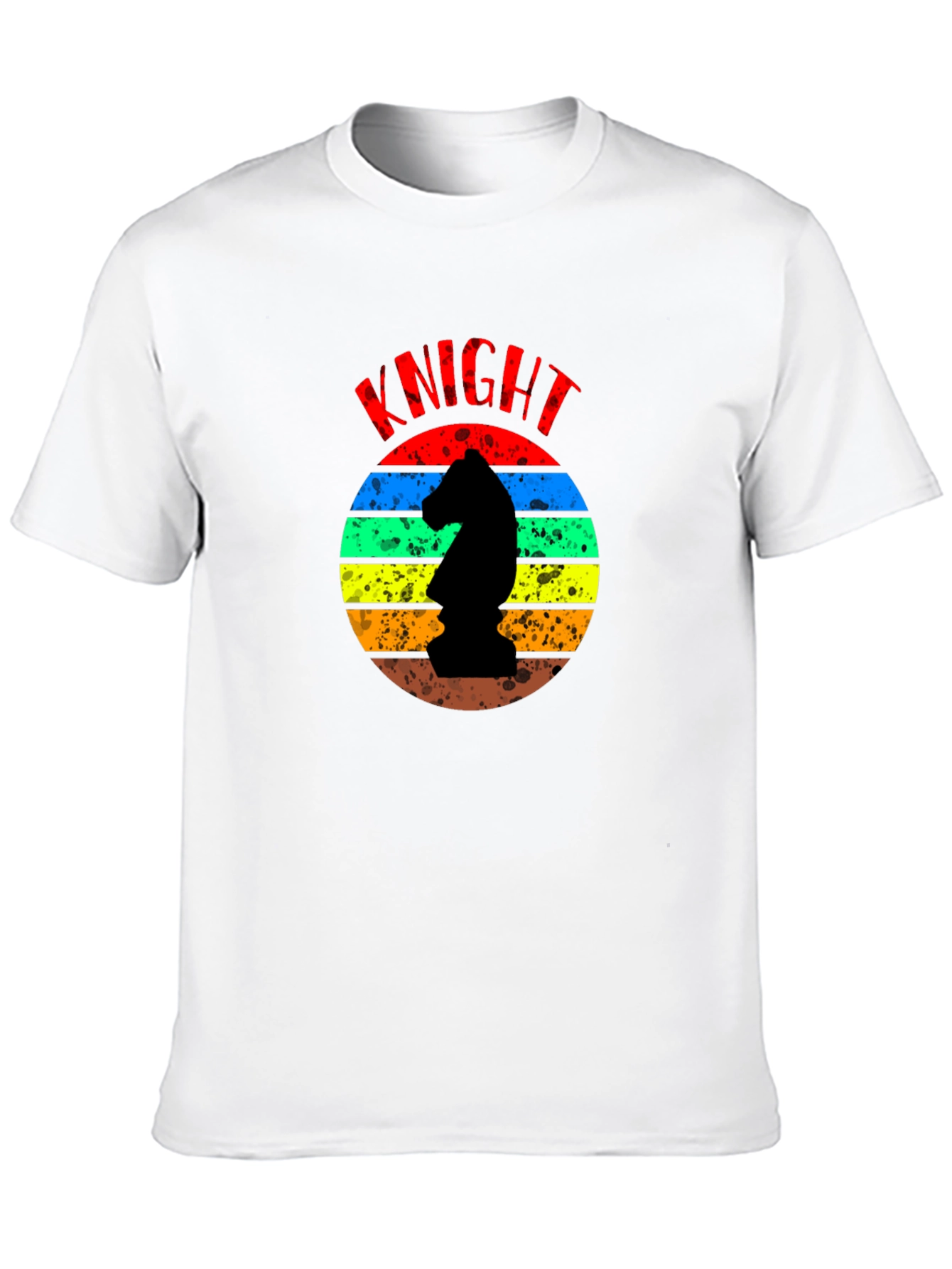 Retro Knight Chess Piece T-Shirt