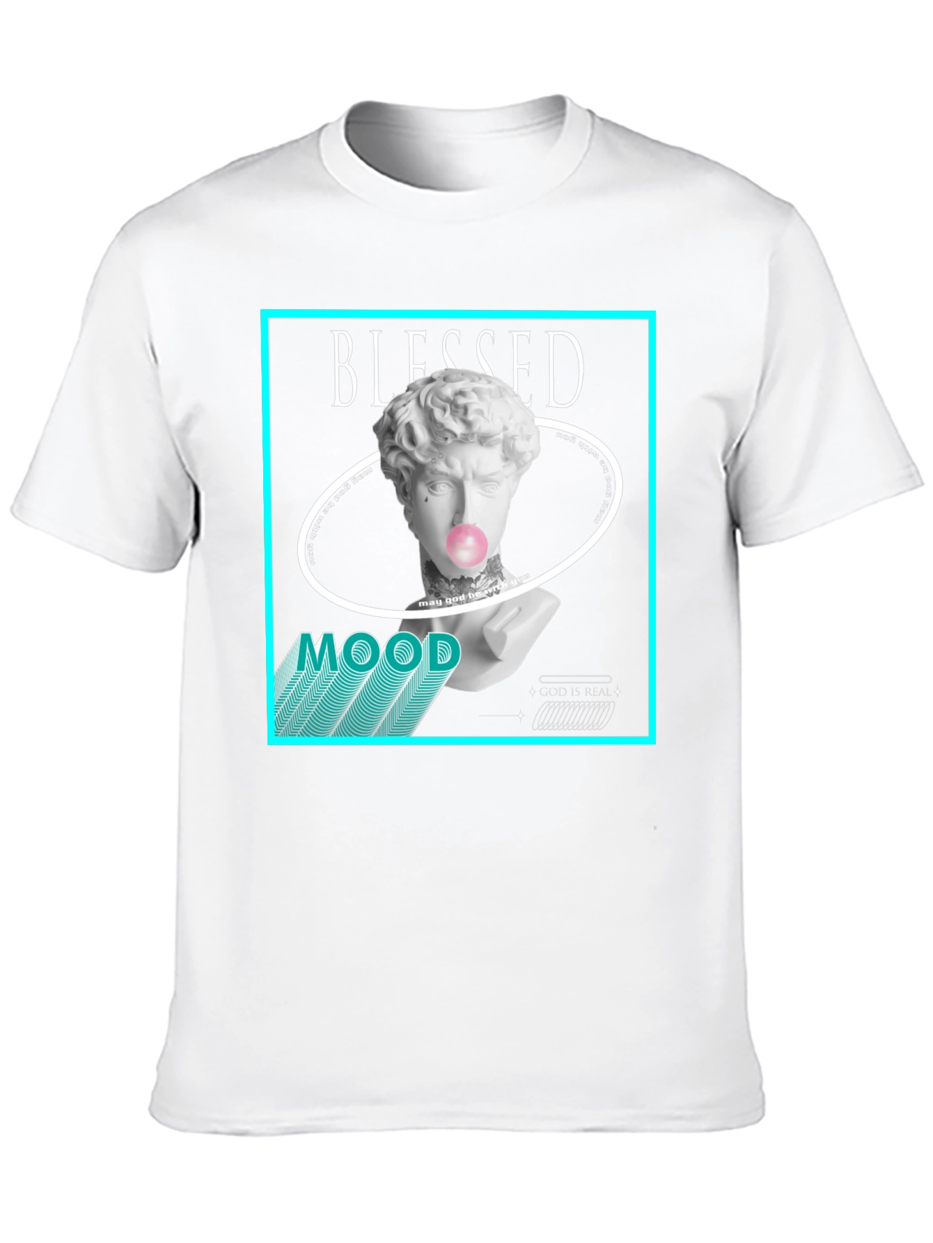 Blessed Mood Graphic Tee - Black T-Shirt