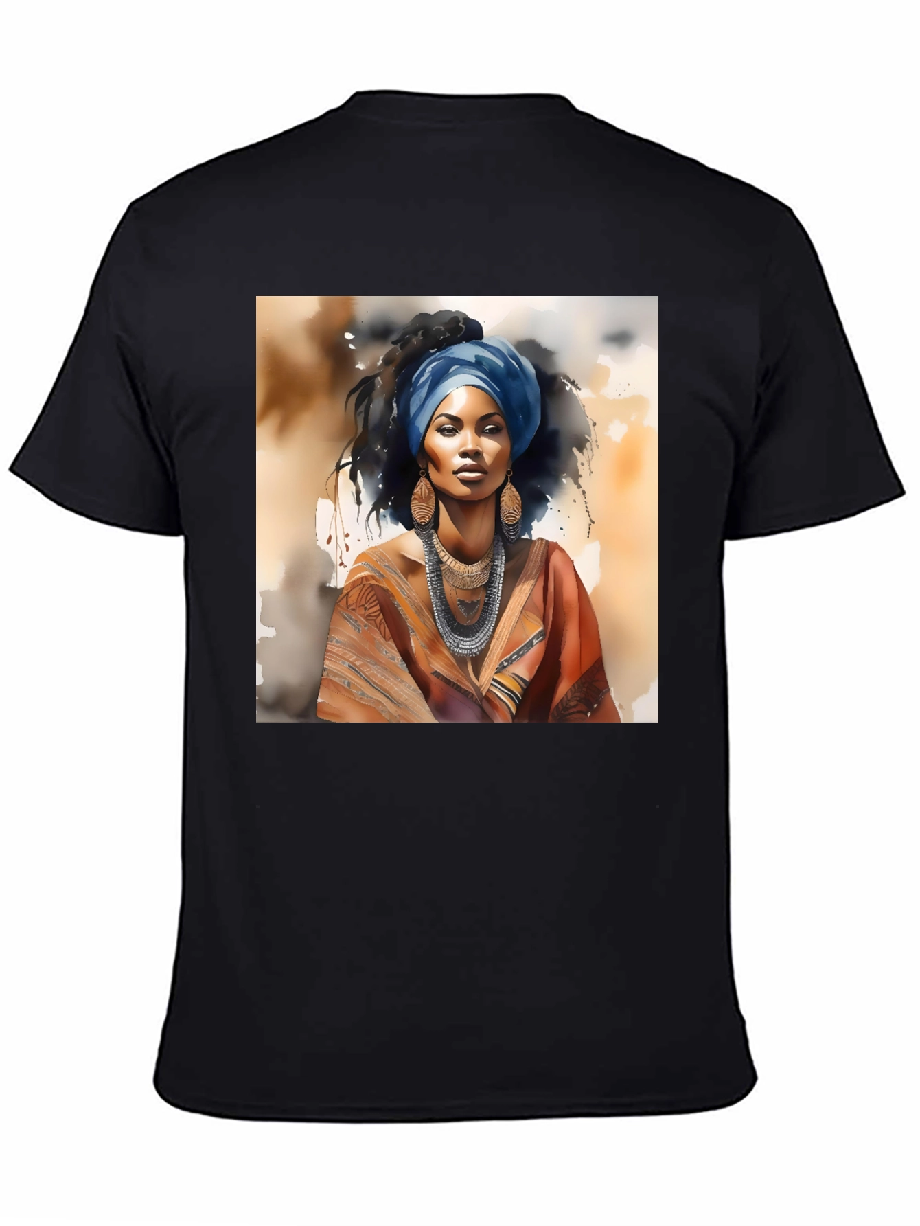 African Queen T-Shirt Artistic Graphic Tee