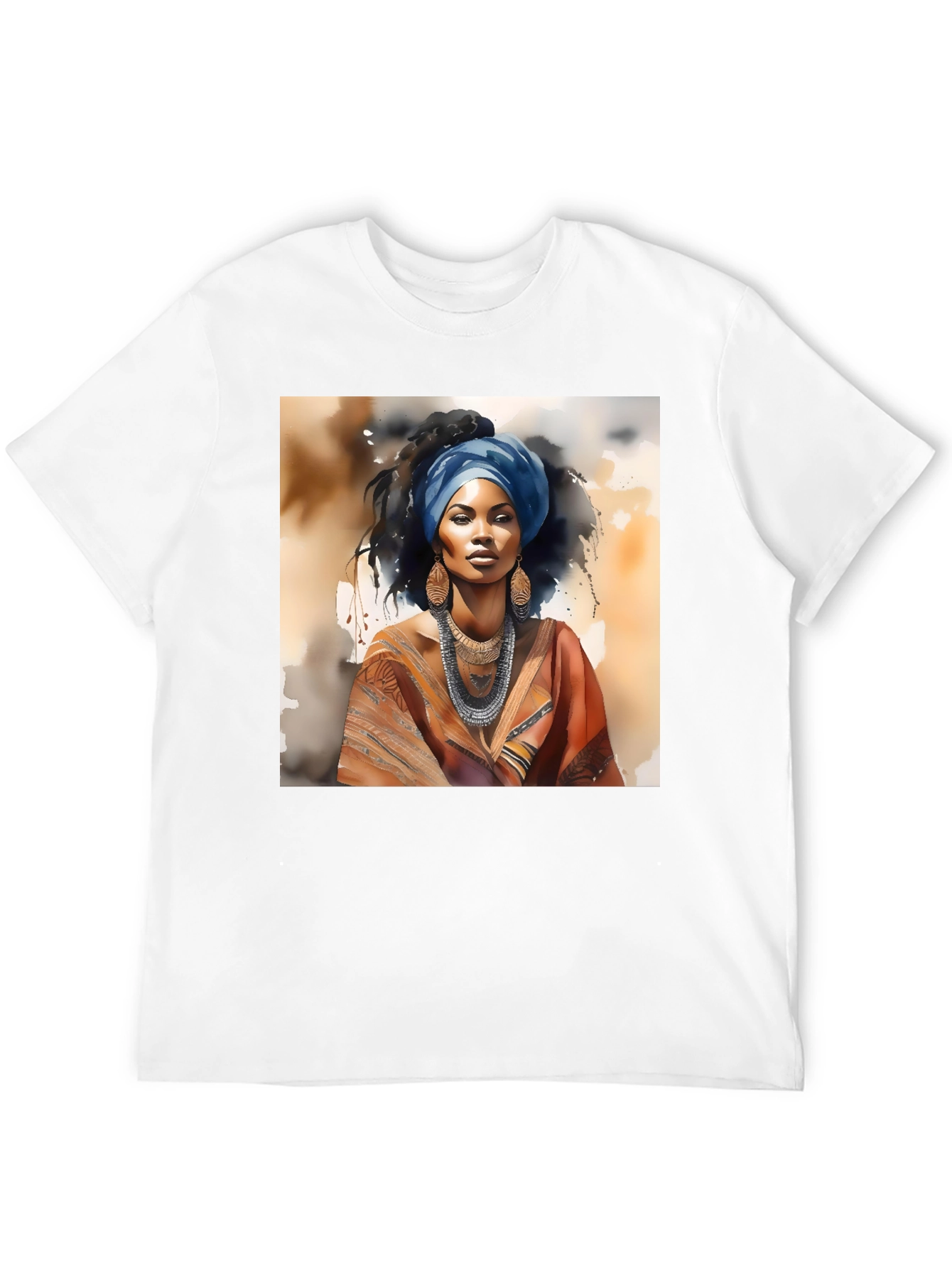African Queen T-Shirt Artistic Graphic Tee