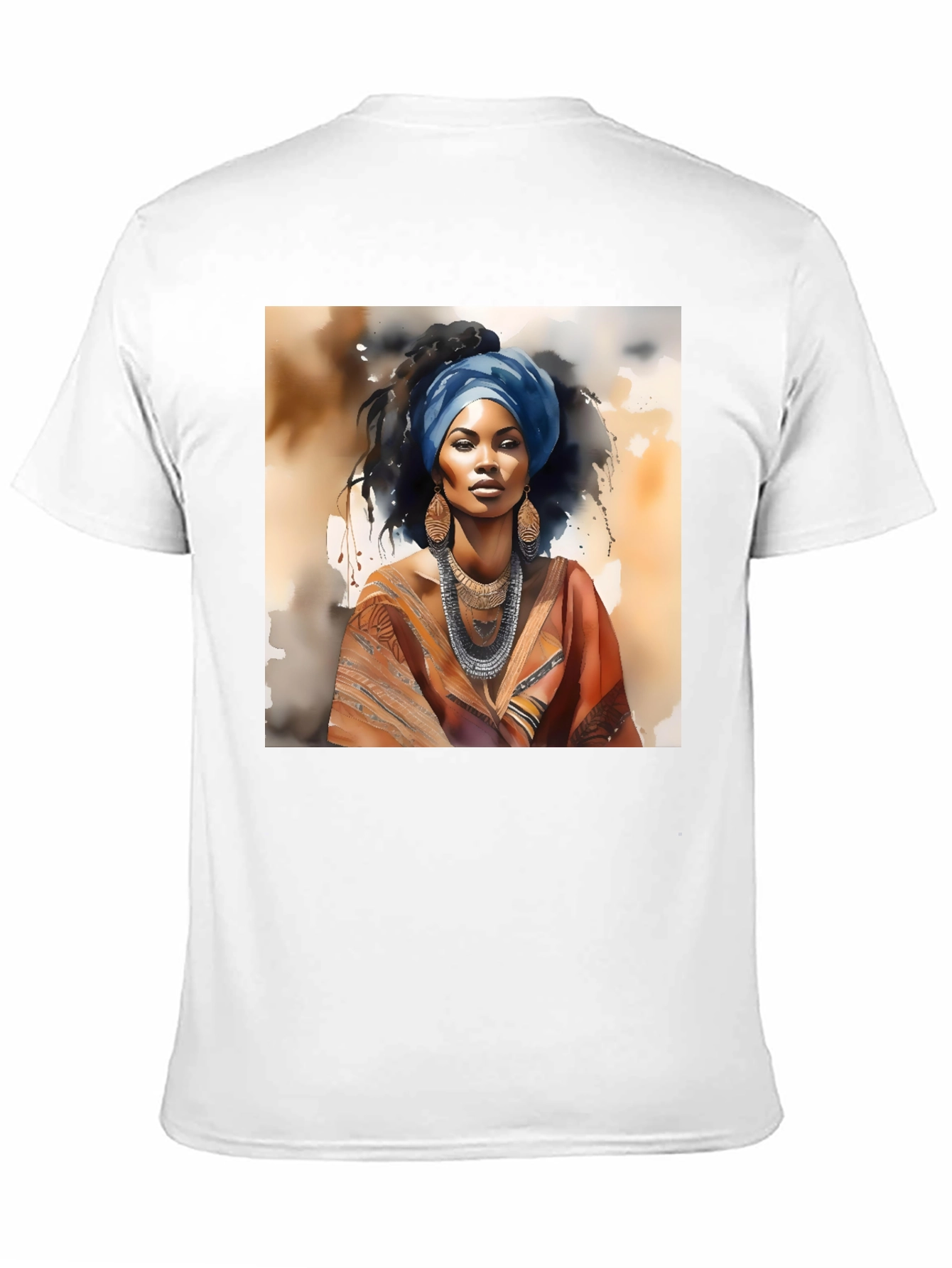 African Queen T-Shirt Artistic Graphic Tee