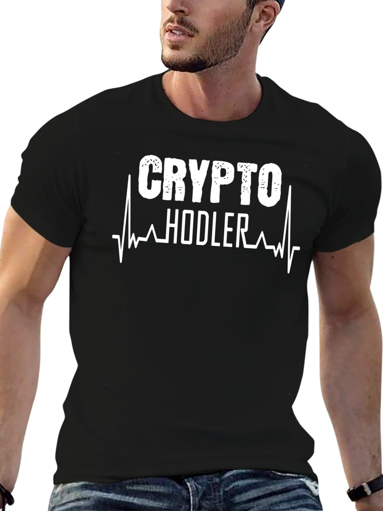 Crypto Hodler Graphic Tee - Black T-Shirt
