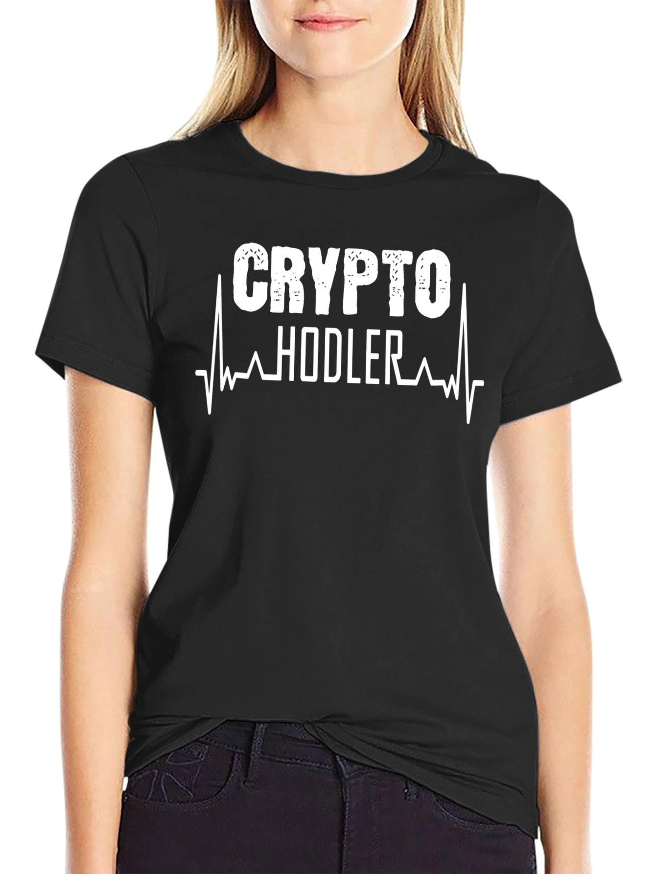 Crypto Hodler Graphic Tee - Black T-Shirt