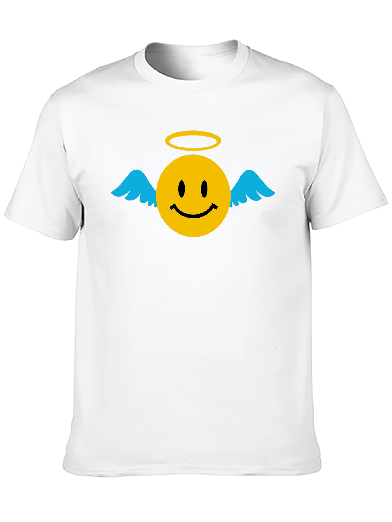 Angel Smiley Face Graphic T-Shirt