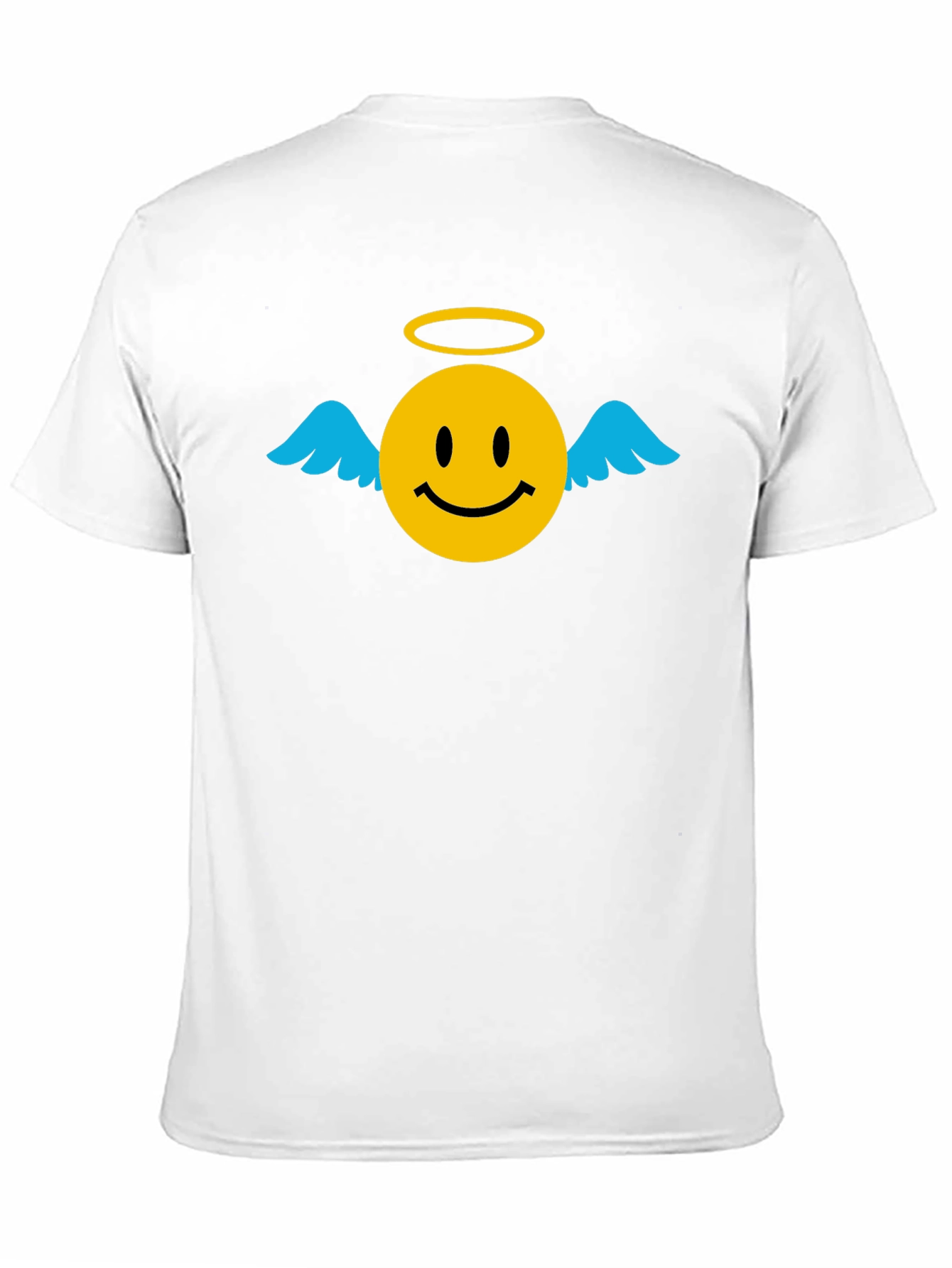 Angel Smiley Face Graphic T-Shirt