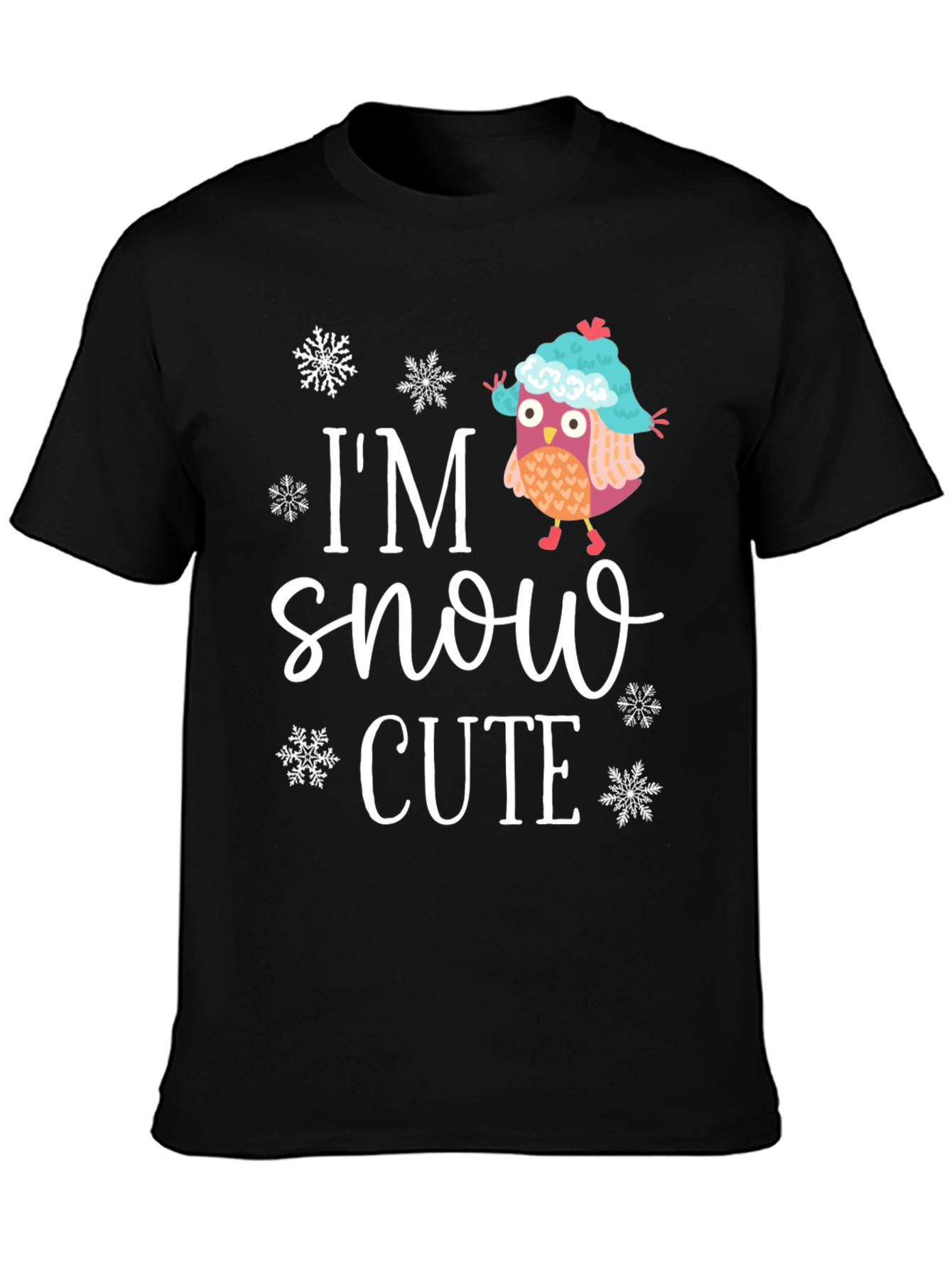 Im Snow Cute Owl Graphic Tee