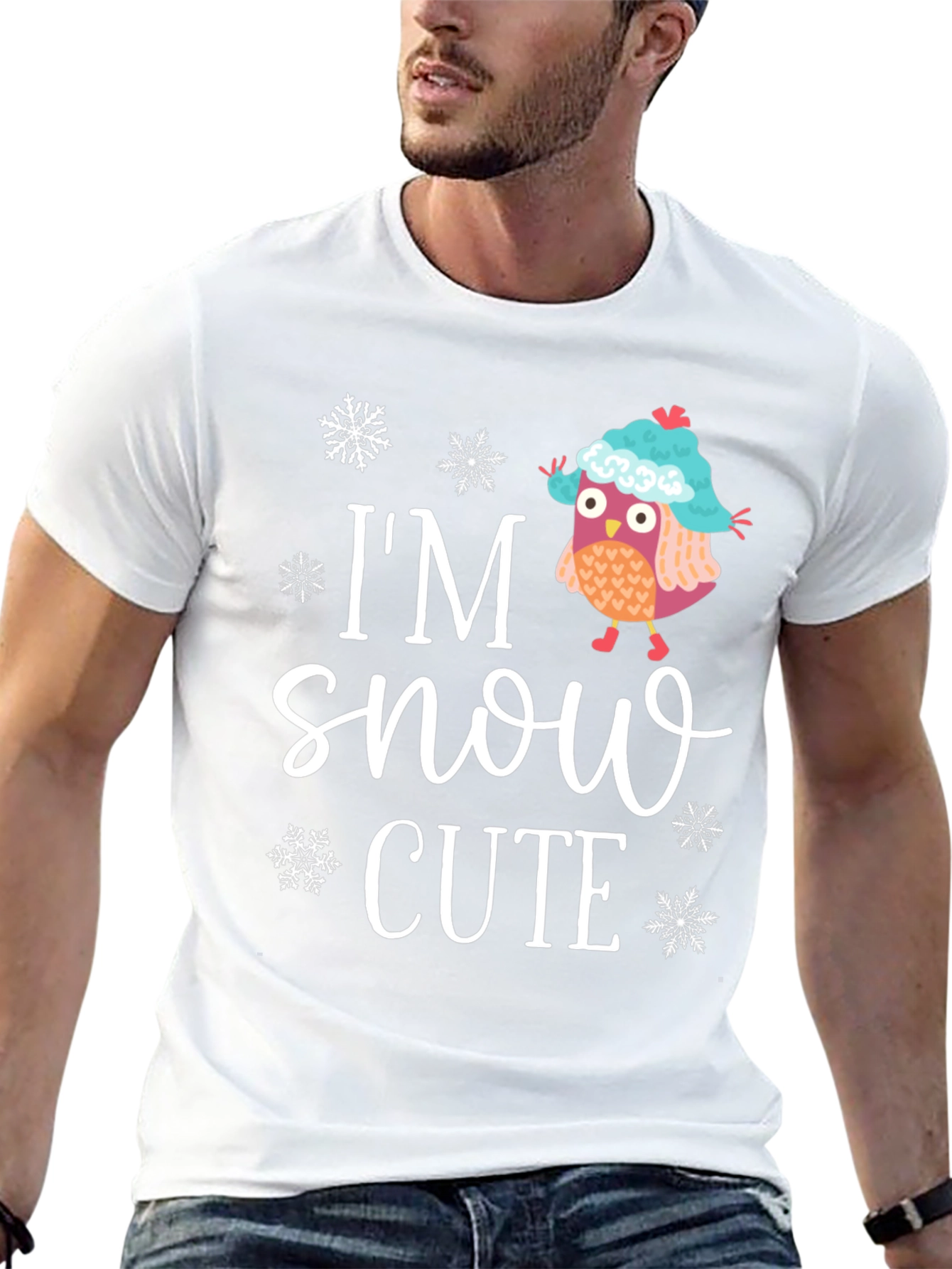 Im Snow Cute Owl Graphic Tee