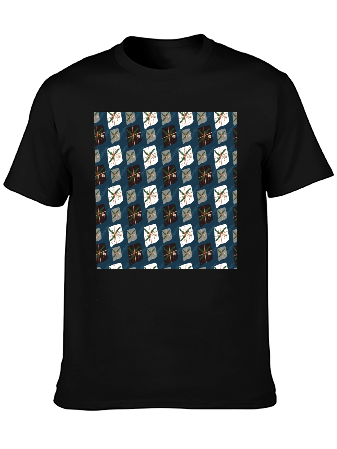 Gift Wrapped Presents Pattern T-Shirt