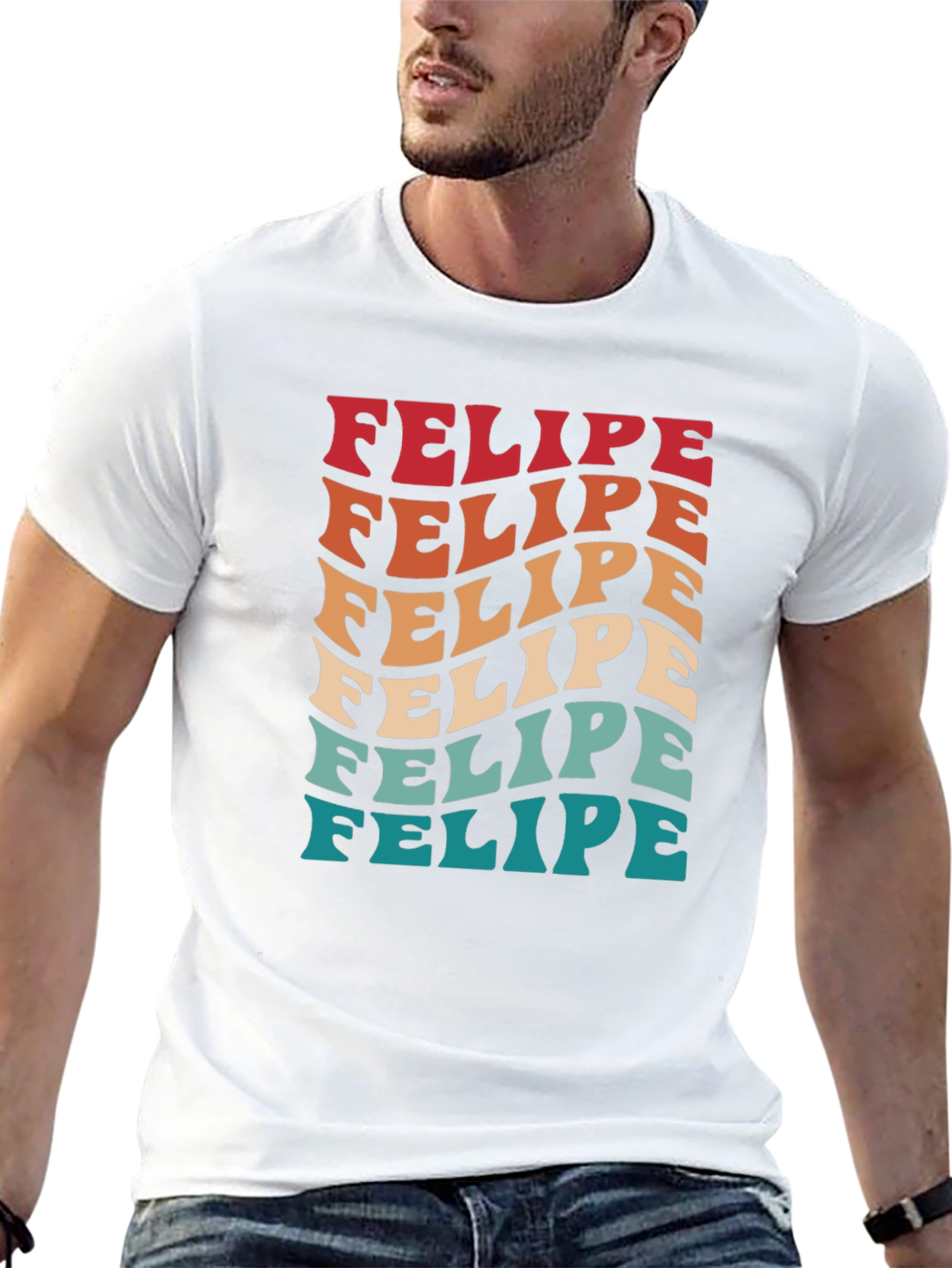 Retro Felipe T-Shirt - Funky Name Tee