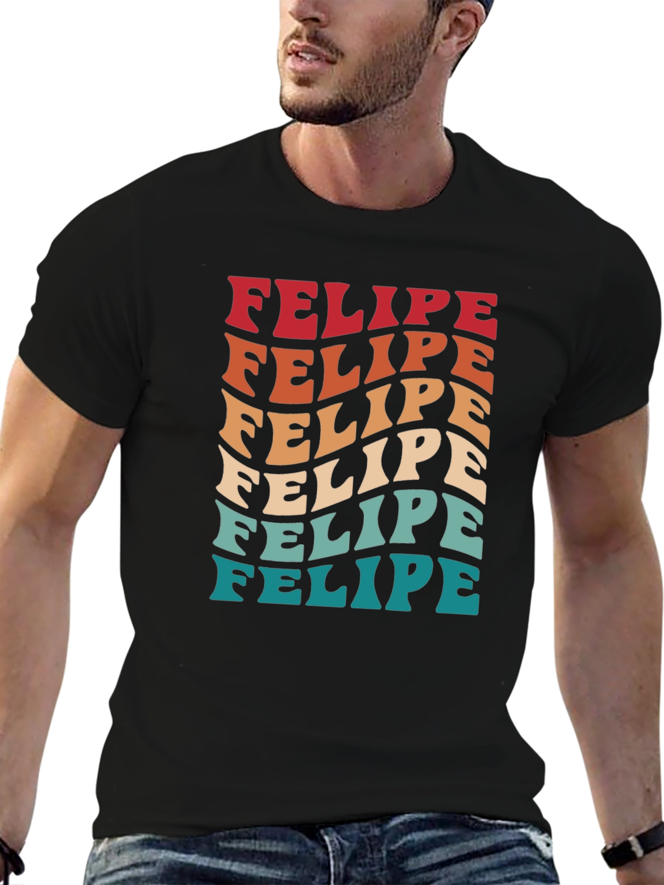 Retro Felipe T-Shirt - Funky Name Tee