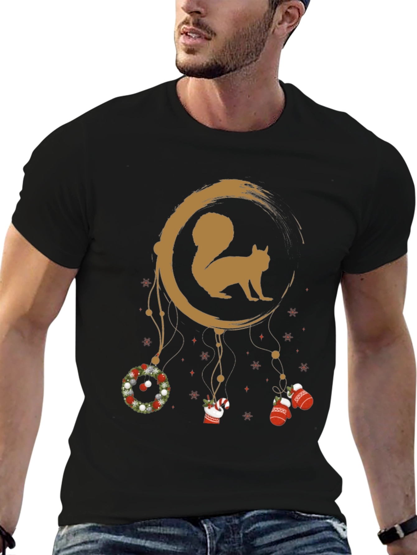 Squirrel Christmas Dreamcatcher T-Shirt