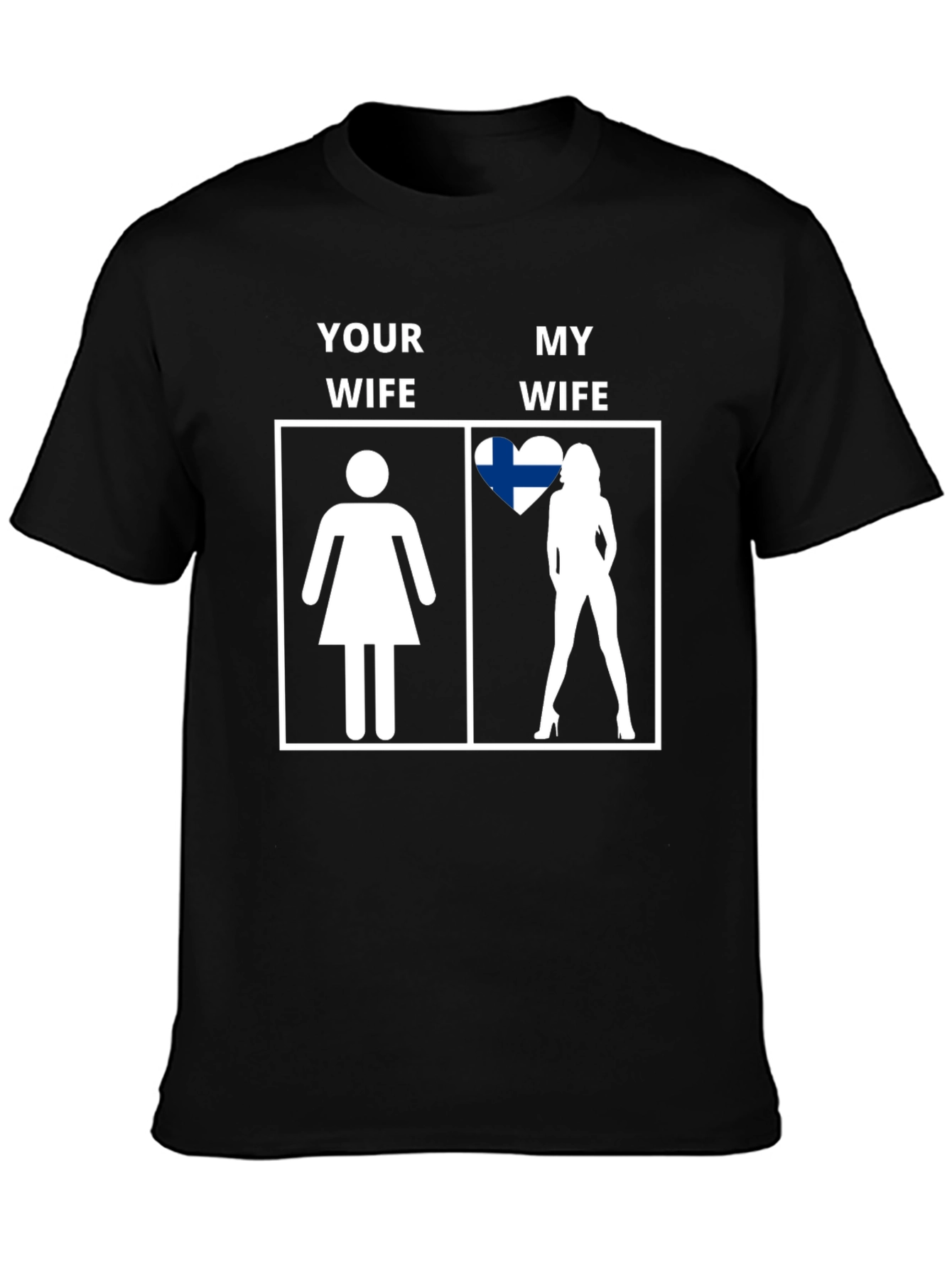 Finland Wife T-Shirt - Funny Graphic Tee