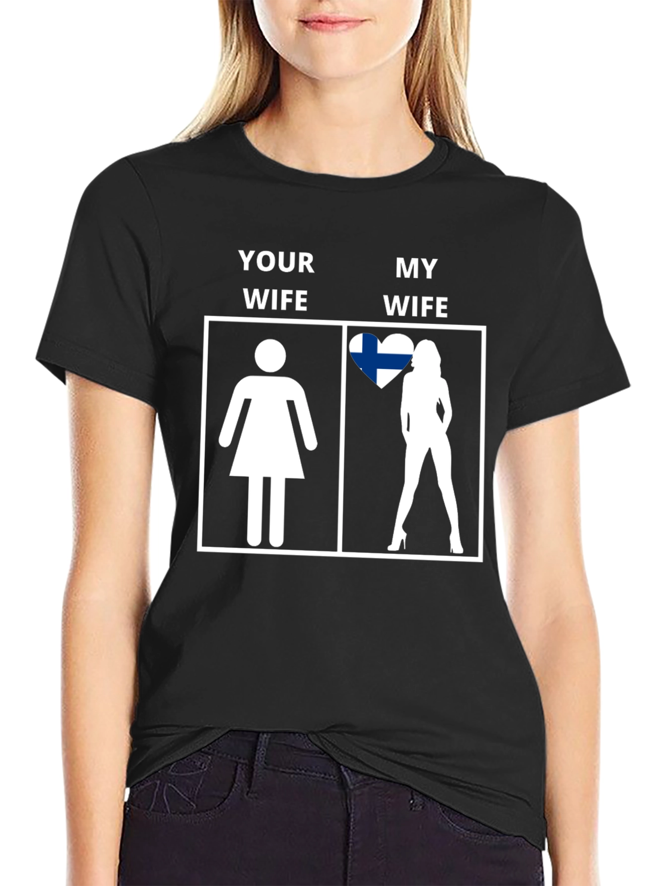 Finland Wife T-Shirt - Funny Graphic Tee