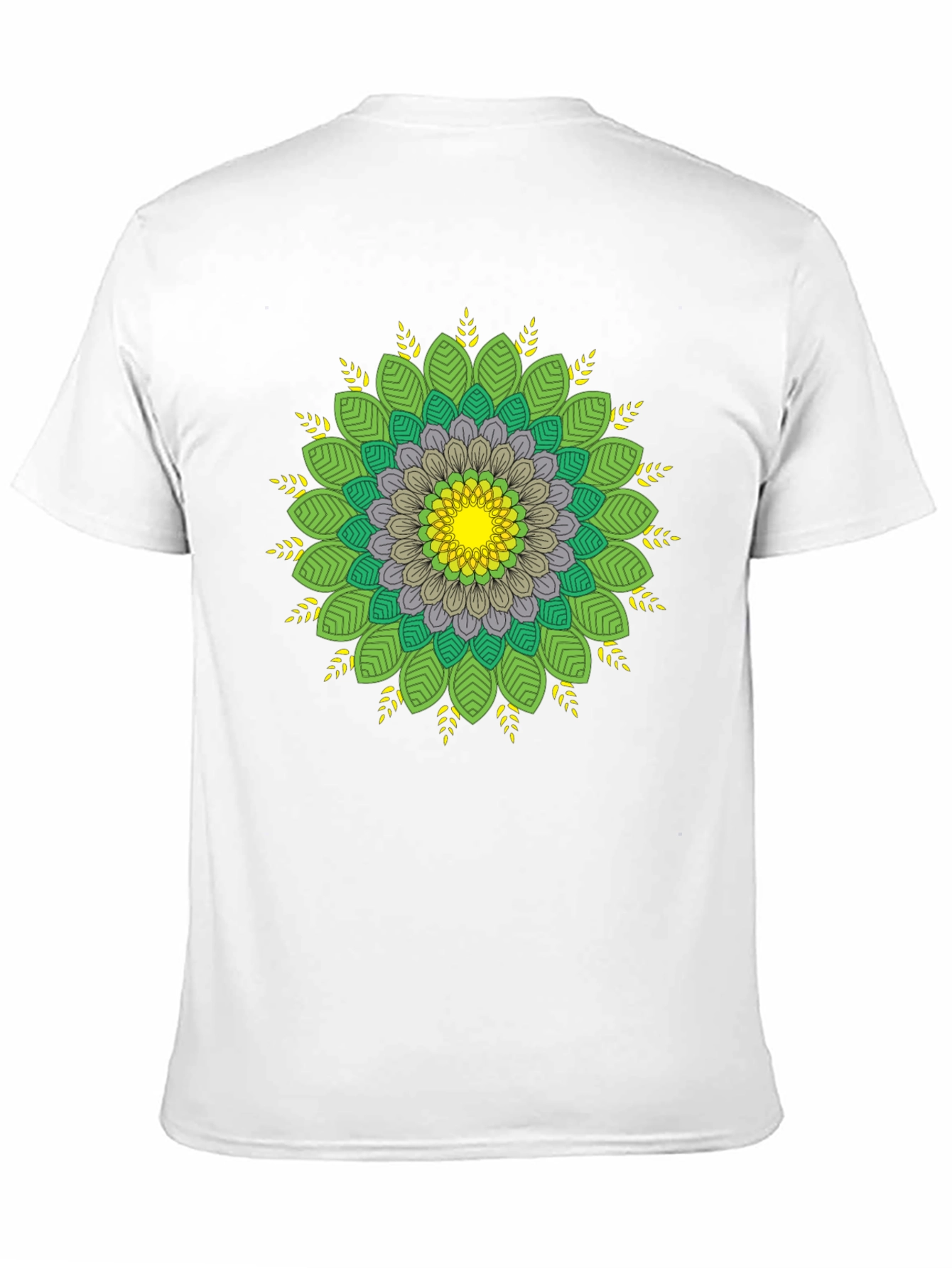 Mandala Graphic Tee - Black Cotton Comfort