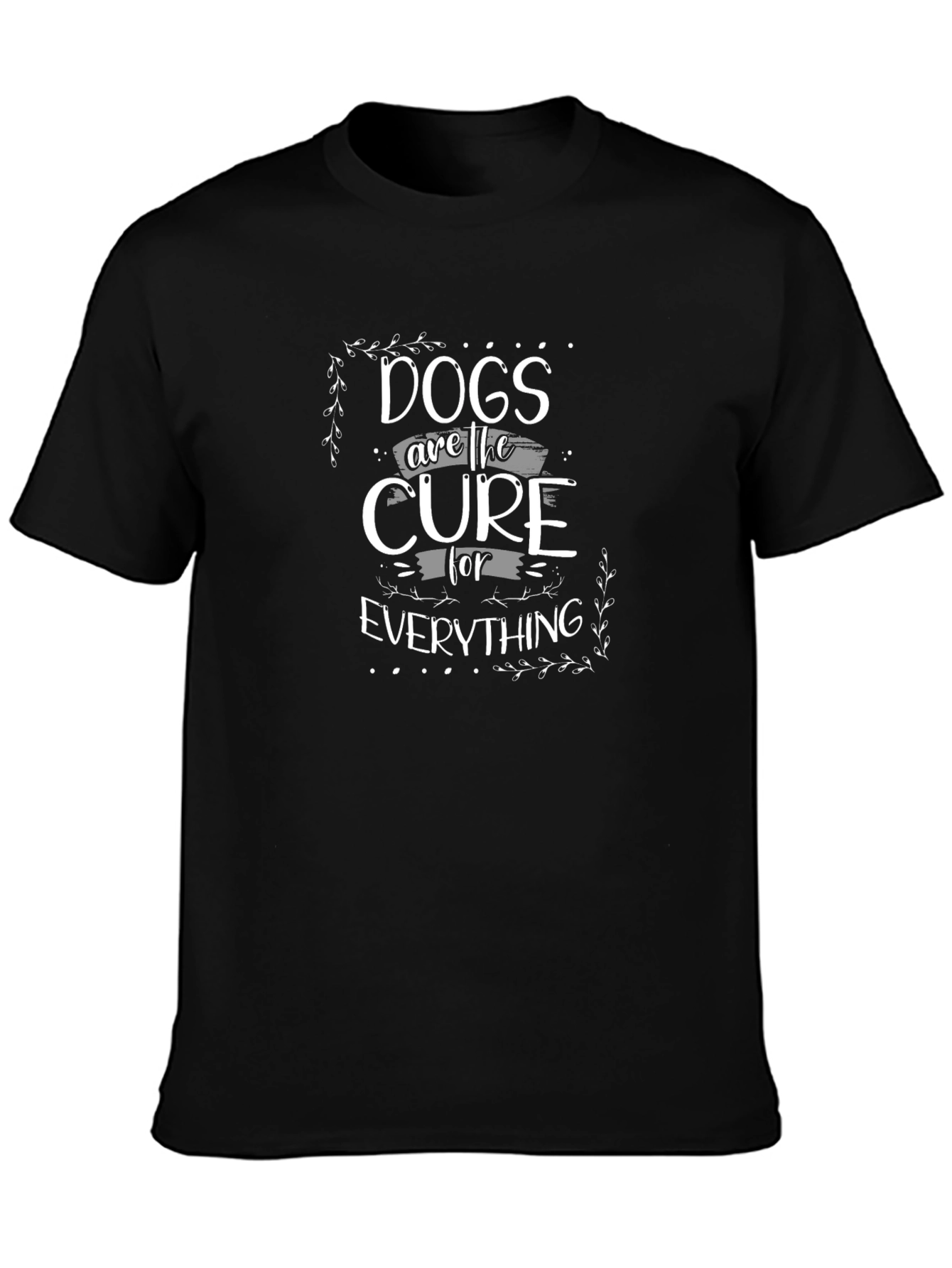 Dogs are the Cure Graphic T-Shirt