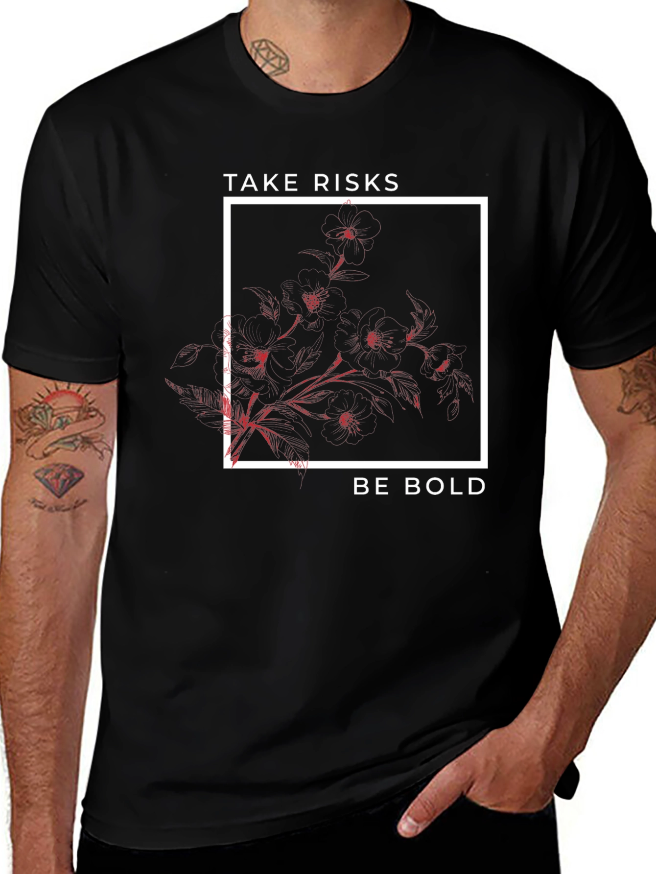 Take Risks Be Bold Graphic Tee