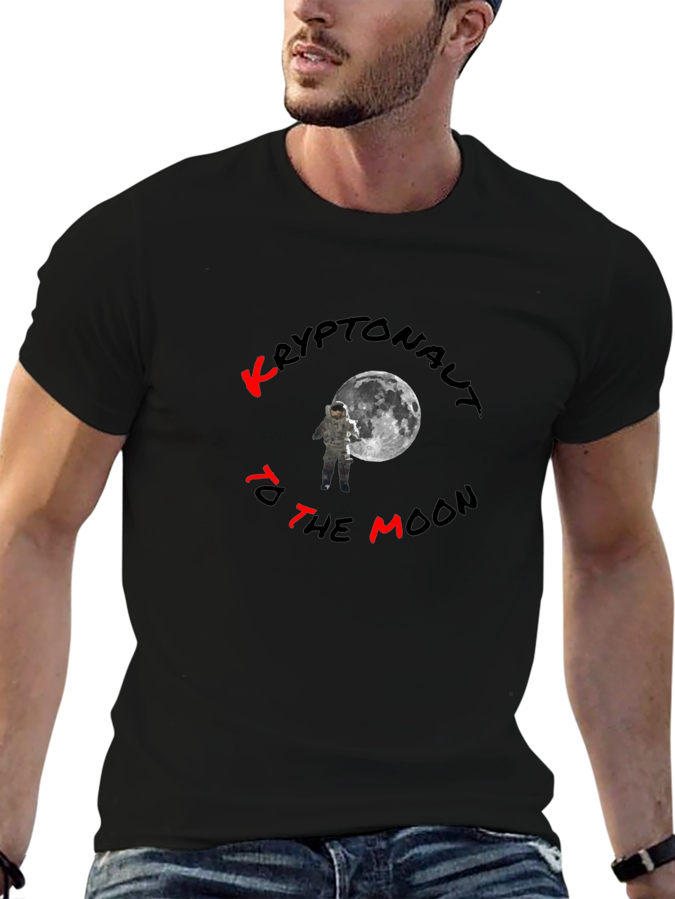 Kryptonaut to the Moon Graphic T-Shirt