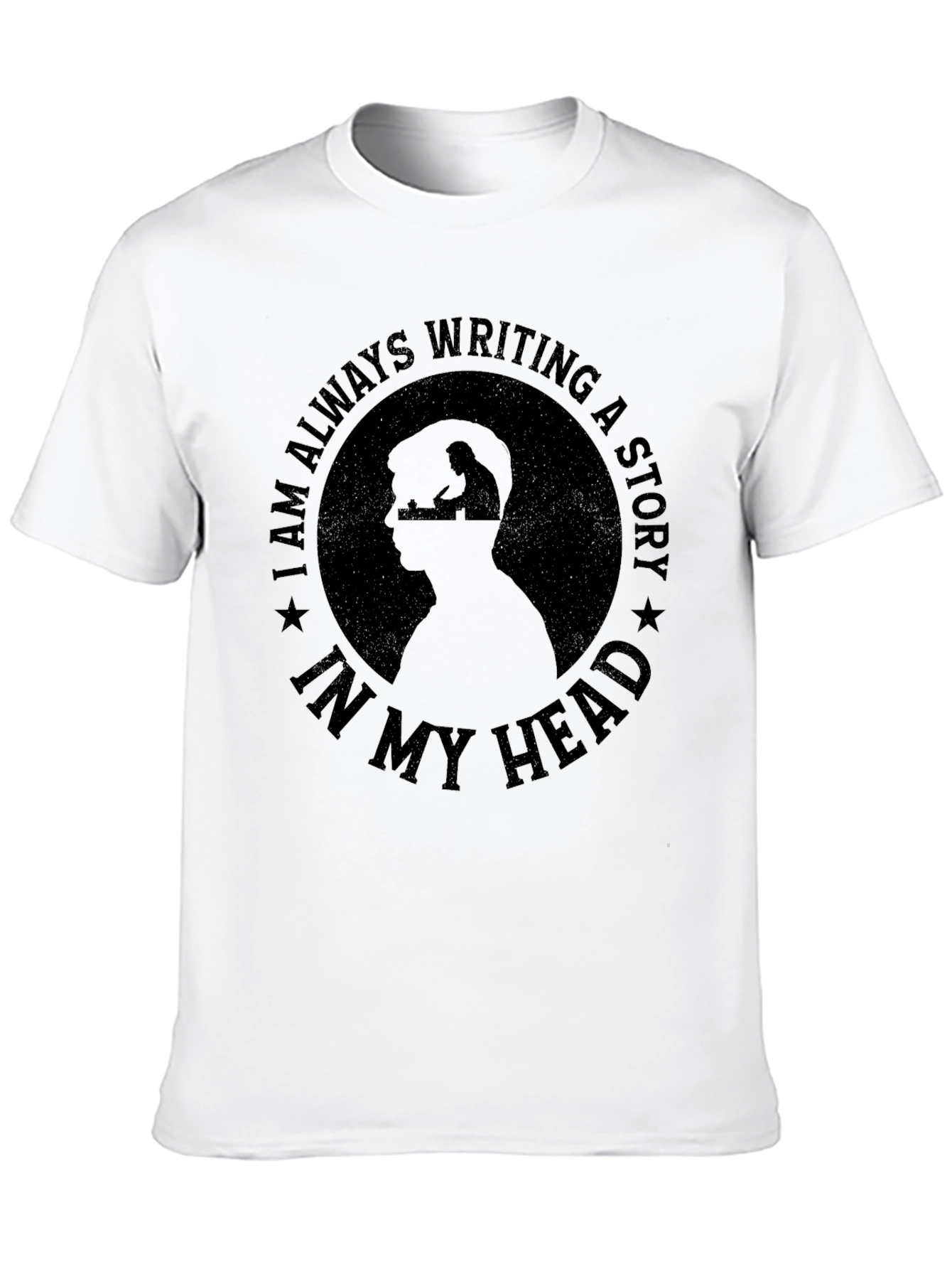 Writers Mind T-Shirt - Always Writing a Story